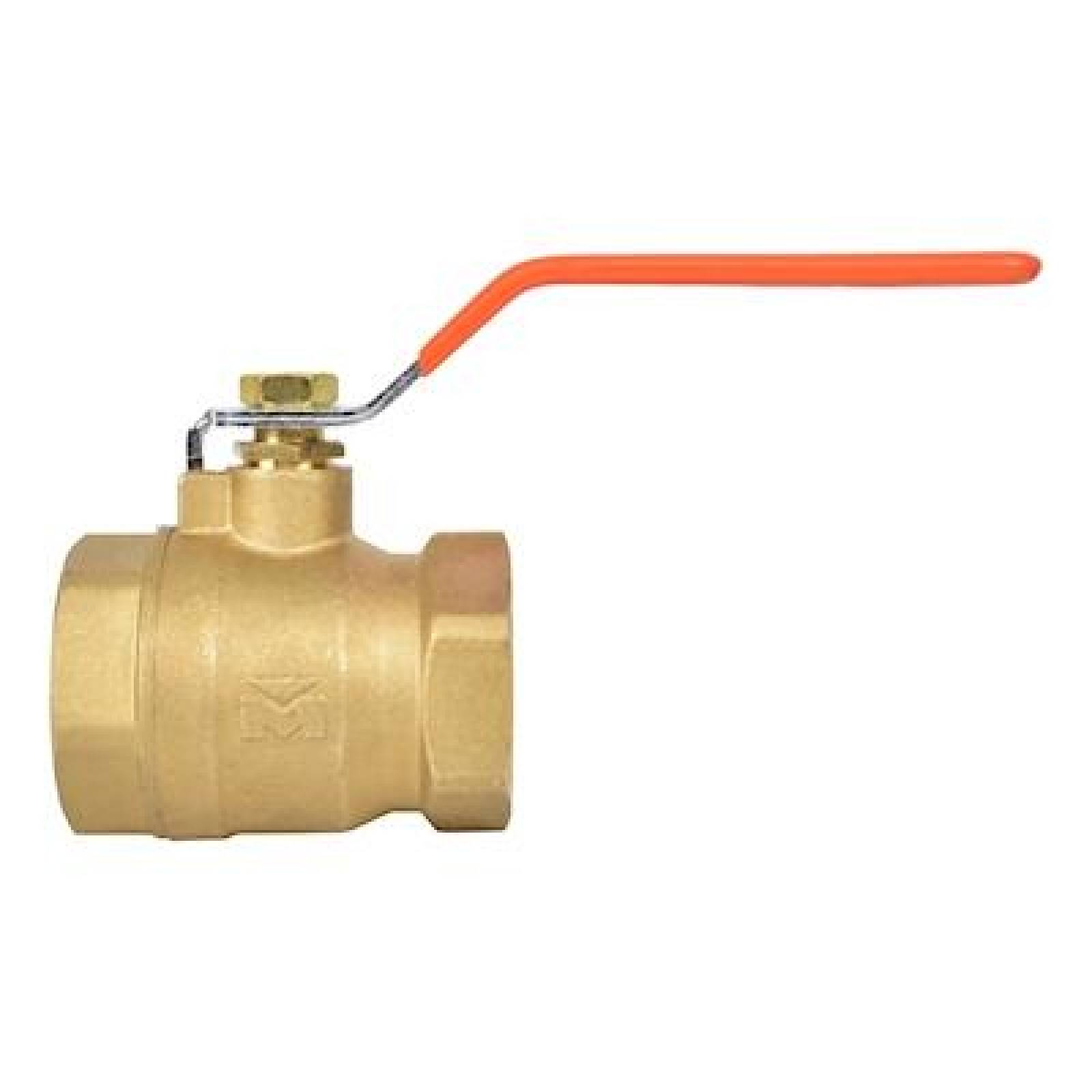 VÁLVULA DE ESFERA 1 1/2 PULGADA DORADO MUELLER COMERCIAL