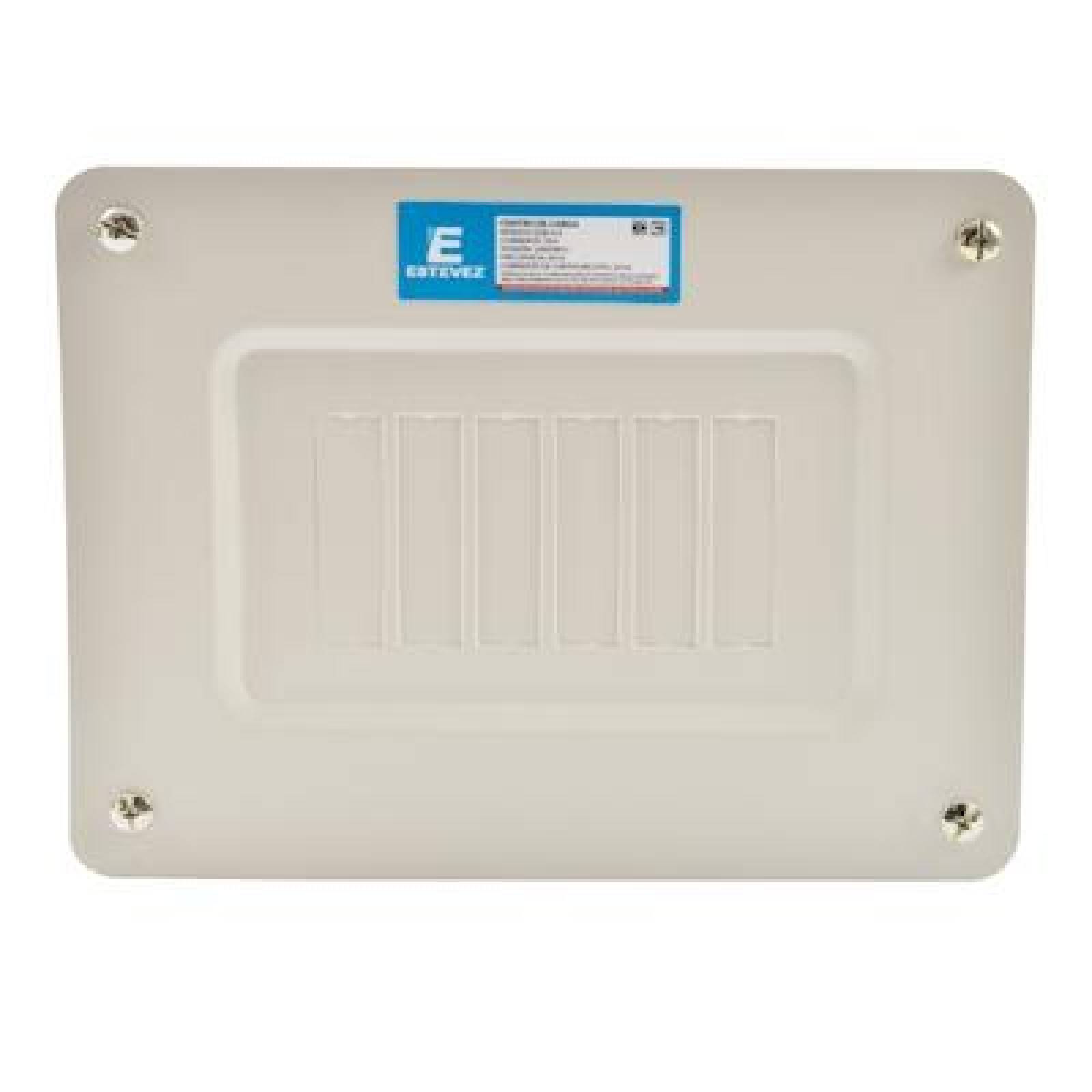 CENTRO DE CARGA 6 MÓDULOS EMPOTRABLE 100 AMPERES ESTÉVEZ