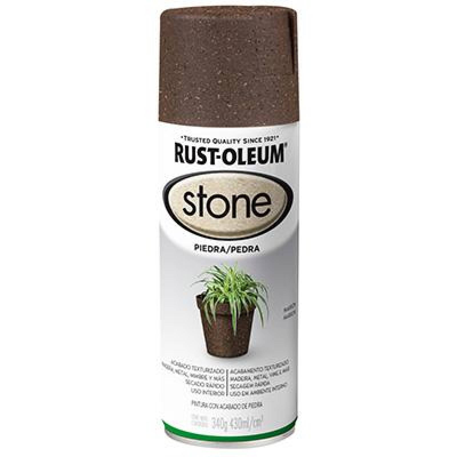 PINTURA EN AEROSOL TIPO PIEDRA 340 GR MARRÓN 