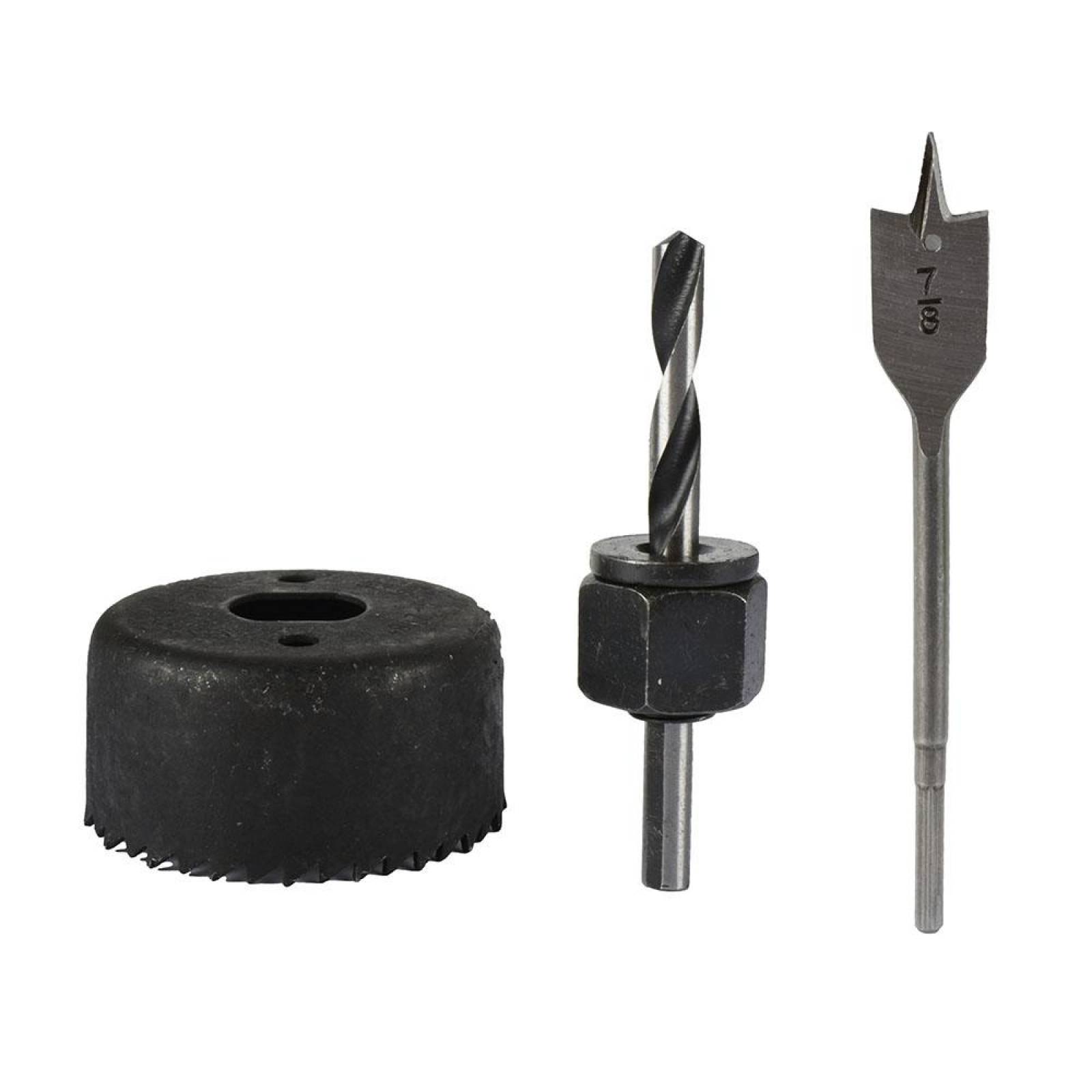 JUEGO DE INSTALACIÓN PARA CERRADURAS 3 PIEZAS 