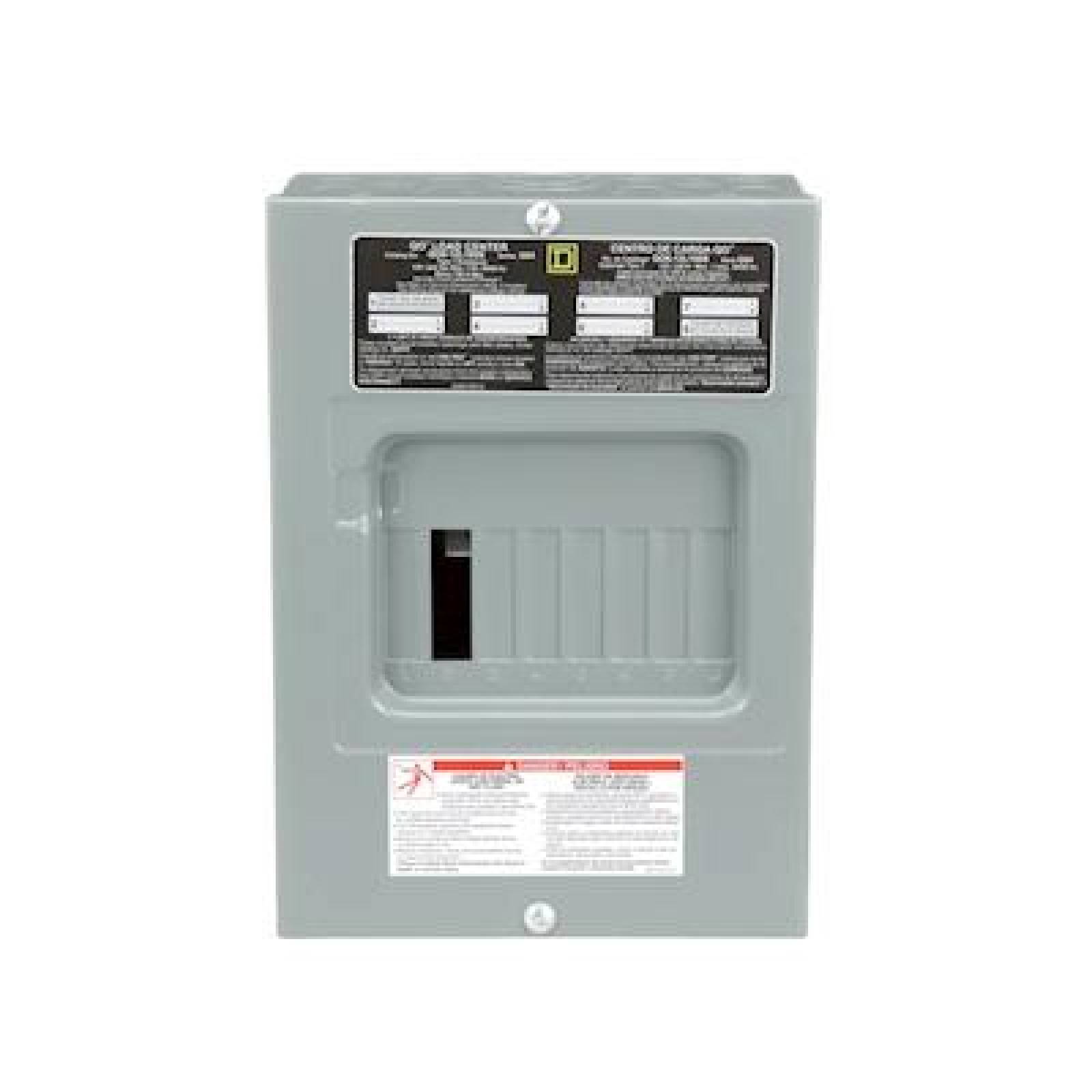 CENTRO DE CARGA DE 6 POLOS 100 AMPERES SQUARE D 