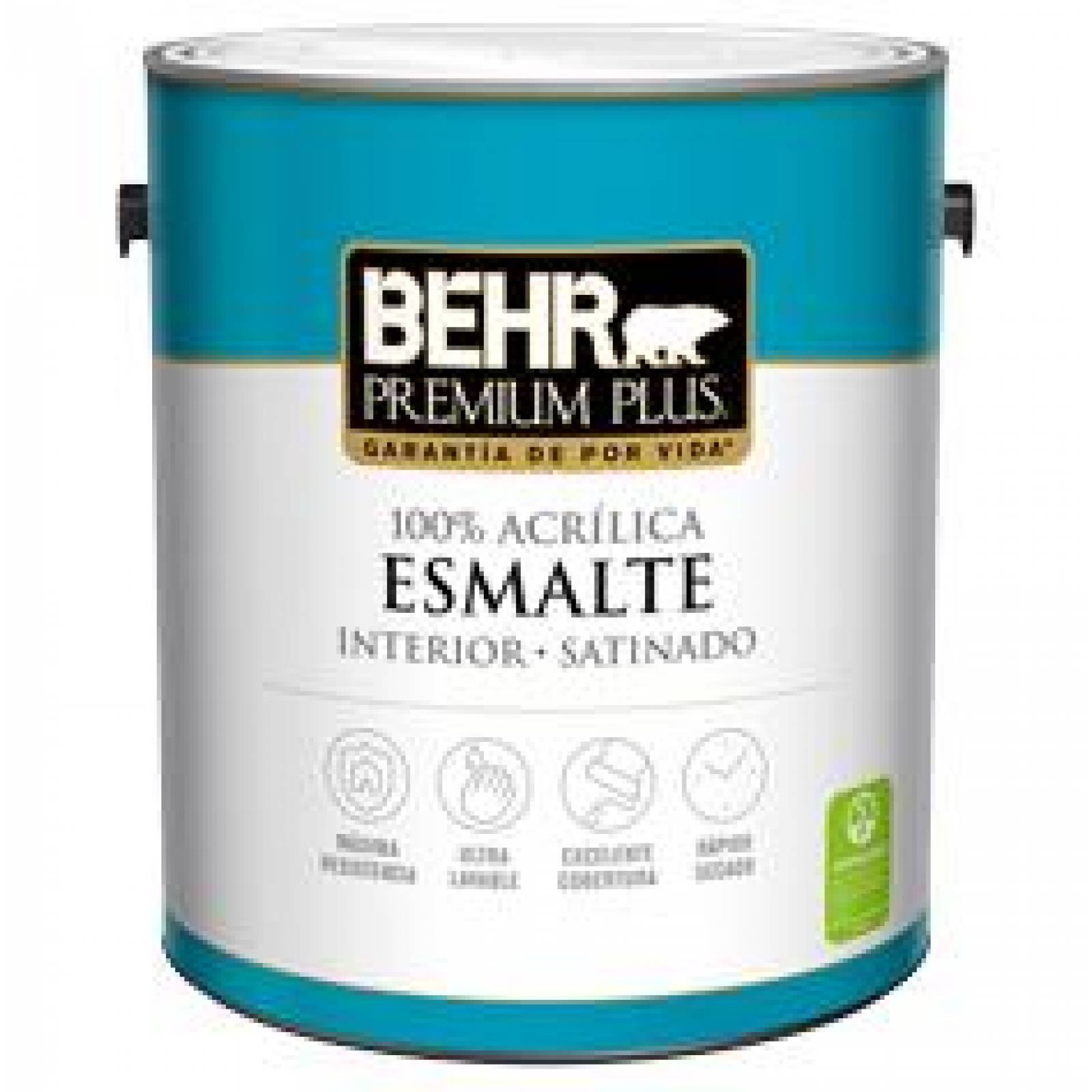 ESMALTE 100X100 ACRÍLICO SATINADO INTERIOR BLANCO 1 G