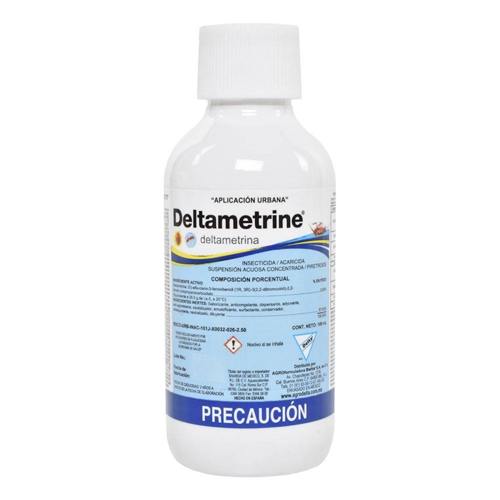 INSECTICIDA/ ACARICIDA DELTAMETRINA 100 ML BLANCO DELTAMETRINE