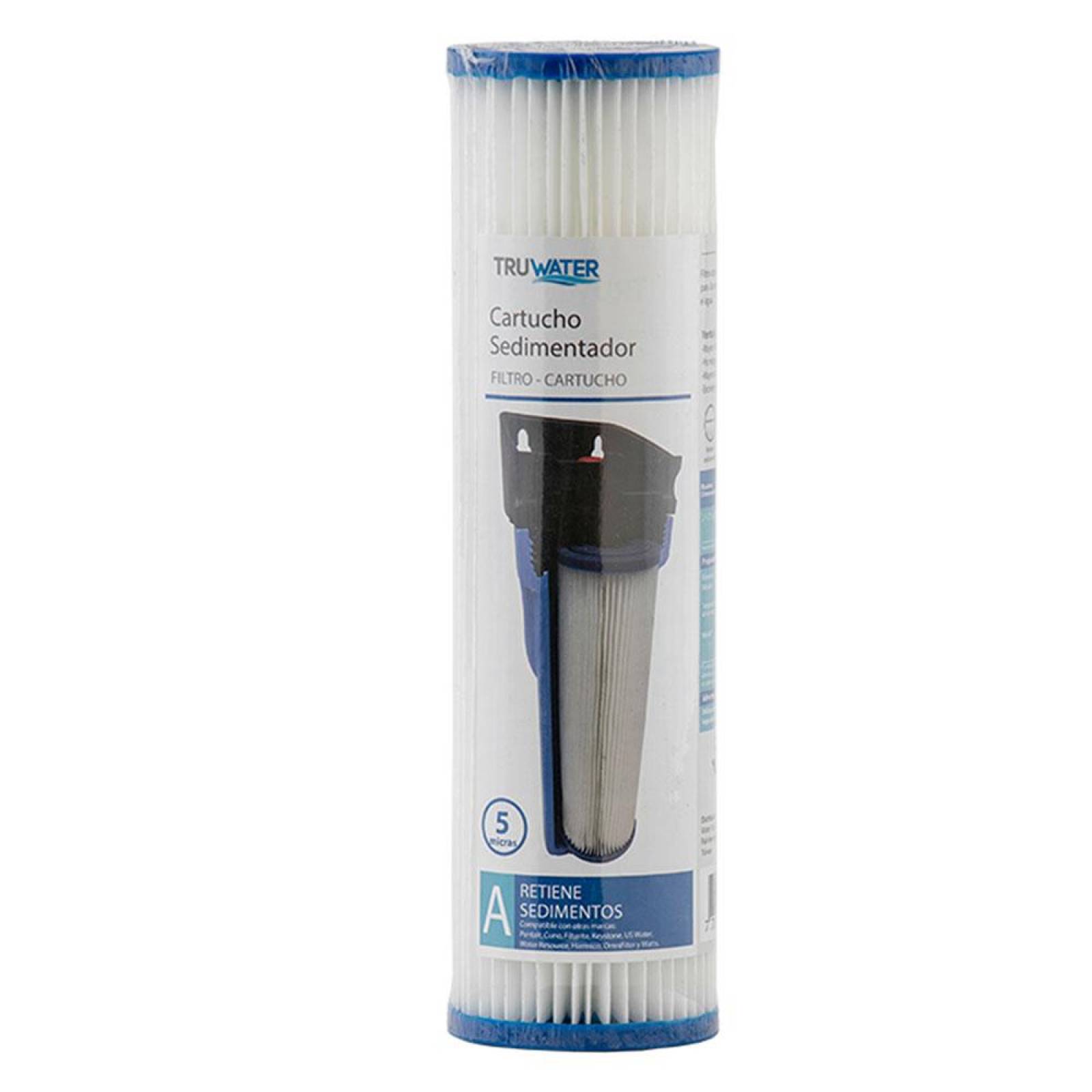 FILTRO PLISADO 2.5 X 10 PULGADAS 5 MICRAS 