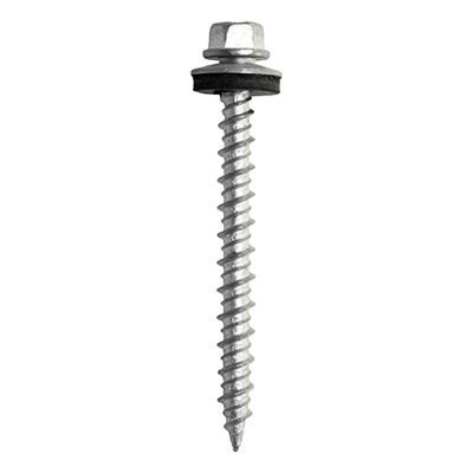 TORNILLO PARA MADERA PLATA DE METAL 2 PULGADAS 50 PIEZAS
