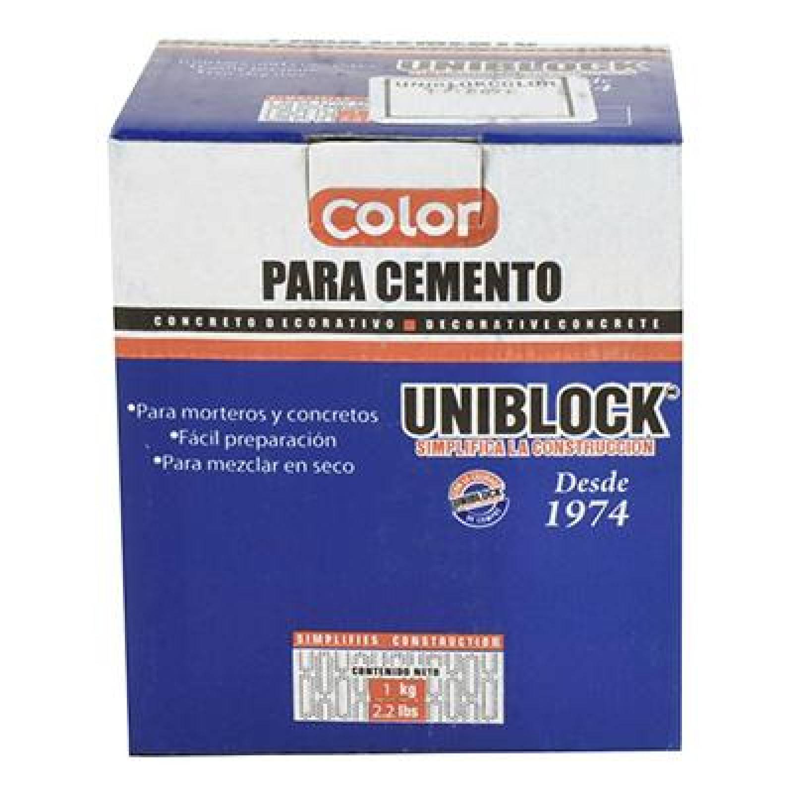 COLOR PARA CEMENTO AZUL 1 KG 