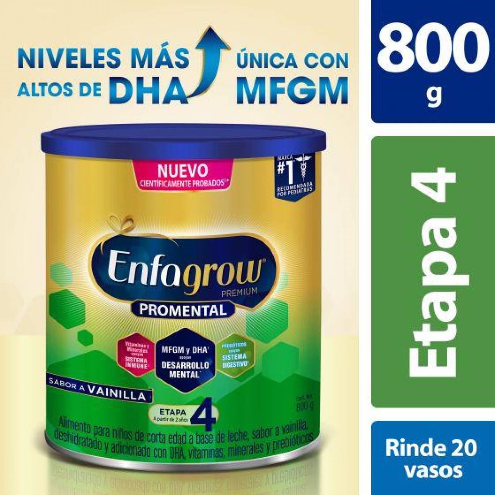 Alimento en Polvo Enfagrow Promental Etapa 4, 800 800 gr 