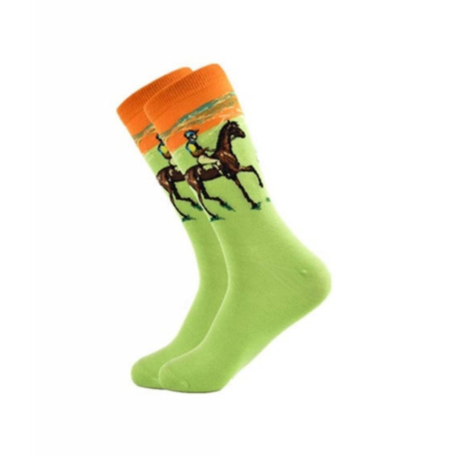 Calcetines Obras De Arte Unisex Pintura Escultura Mpb-257 Jugador Polo