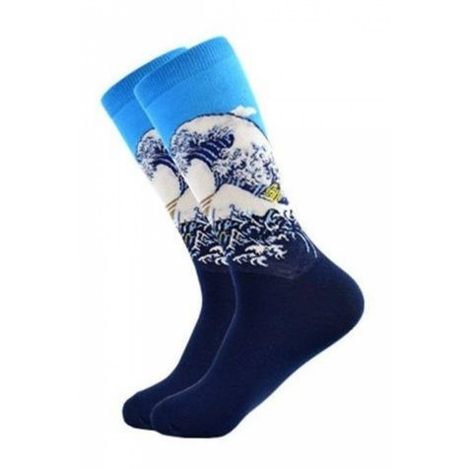 Calcetines Obras De Arte Unisex Pintura Escultura Mpb-257 La Gran Ola de Kanagawa