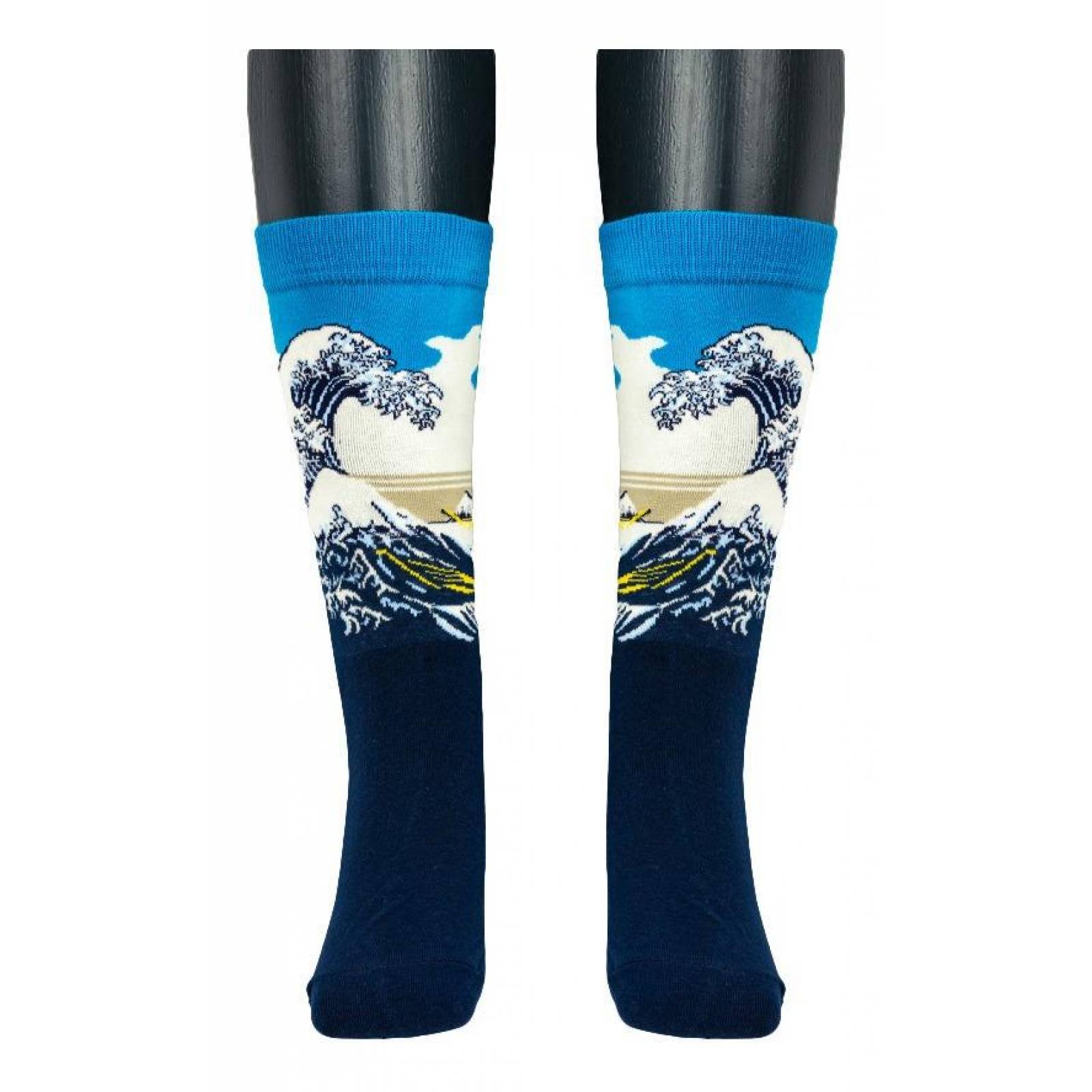 Calcetines Obras De Arte Unisex Pintura Escultura Mpb-257 La Gran Ola de Kanagawa