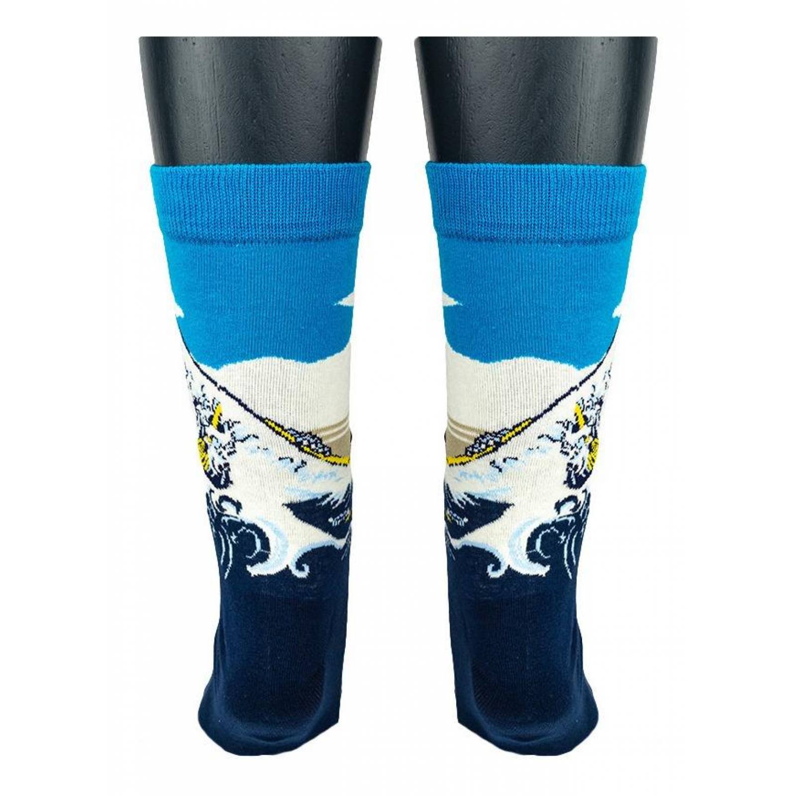 Calcetines Obras De Arte Unisex Pintura Escultura Mpb-257 La Gran Ola de Kanagawa