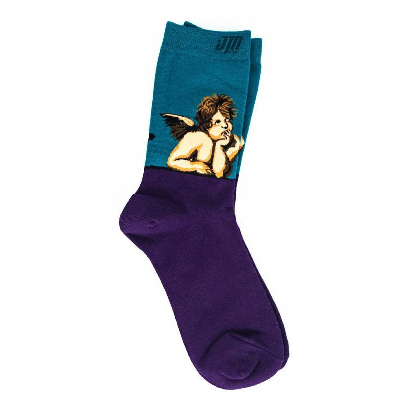 Calcetines Obras De Arte Unisex Pintura Escultura Mpb-257 Querubín de Rafael Sanzio