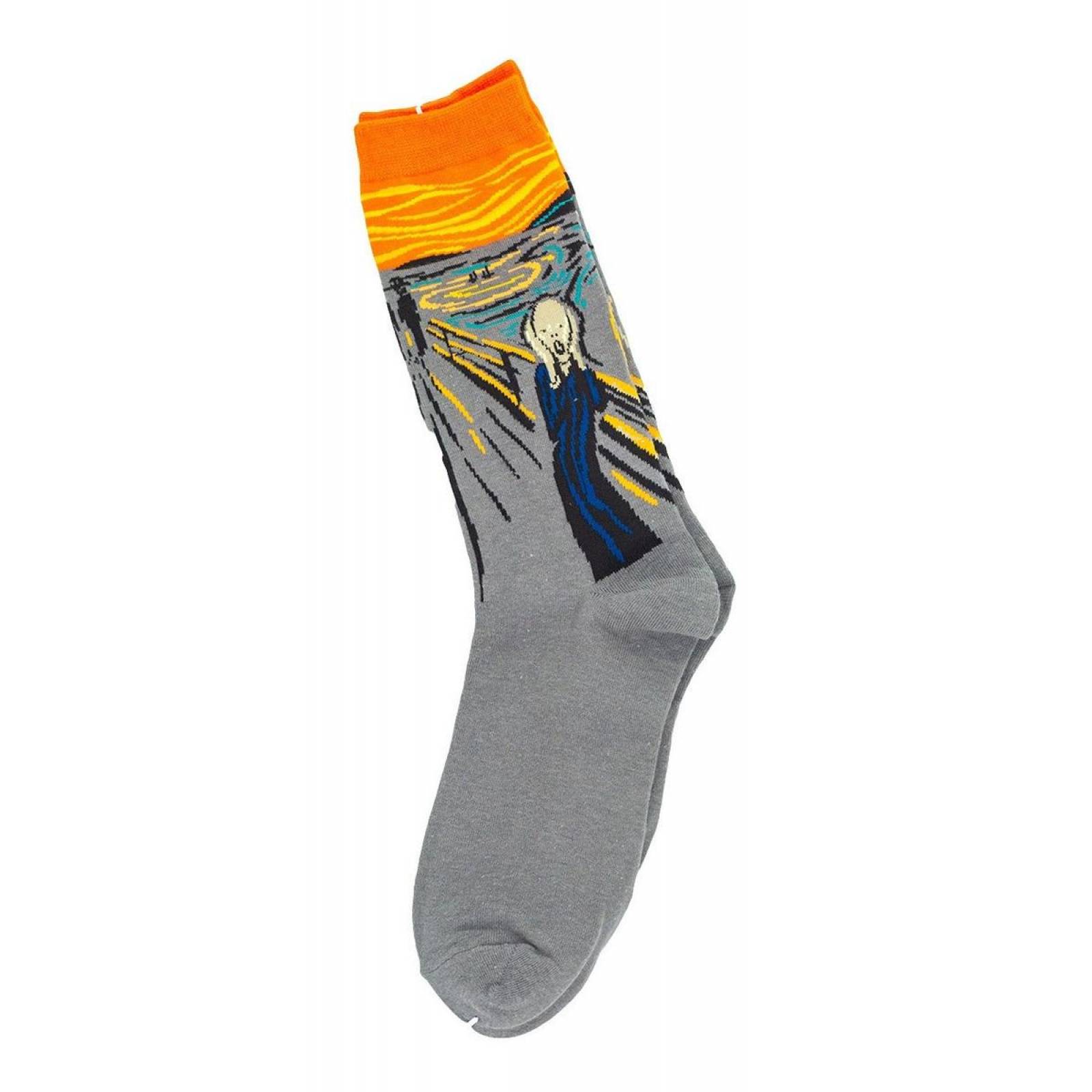 Calcetines Obras De Arte Unisex Pintura Escultura Mpb-257 El Grito