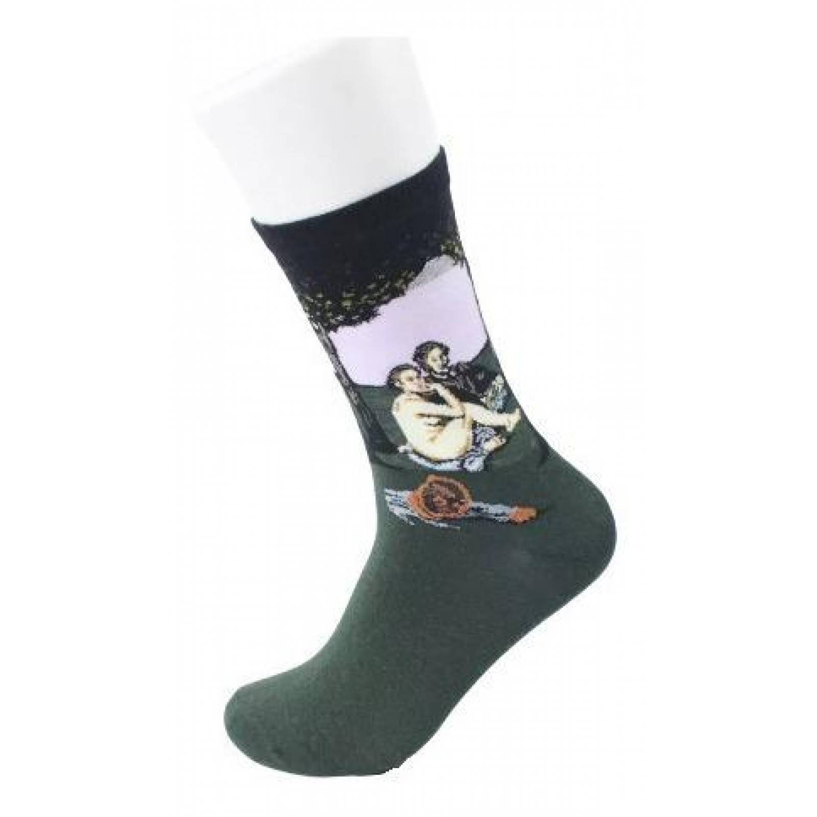 Calcetines Obras De Arte Unisex Pintura Escultura Mpb-257 Almuerzo sobre la Hierba