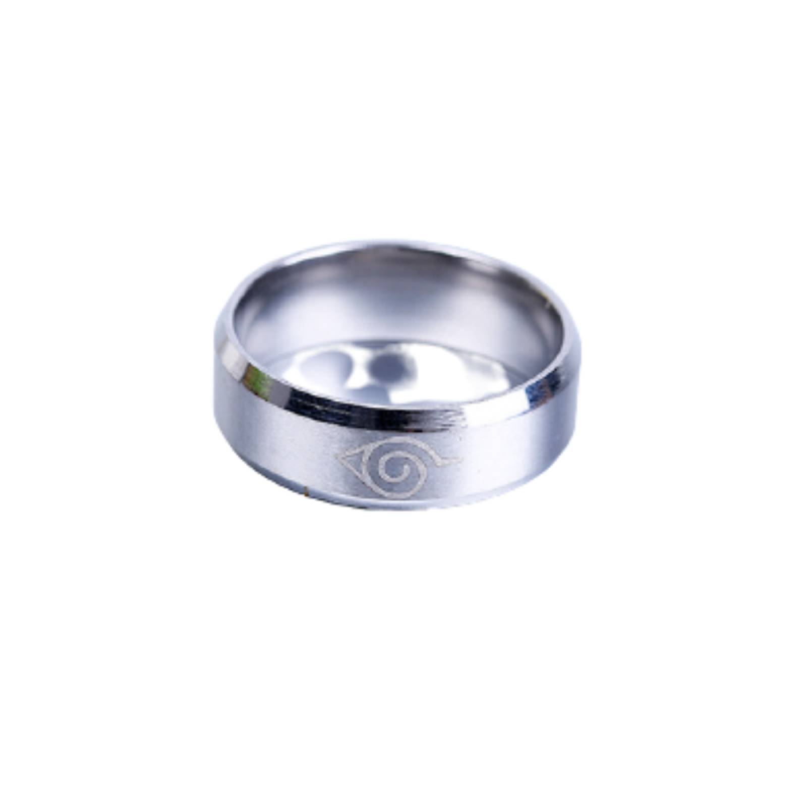 Anillo Naruto Konoha Acero Inoxidable M-007 