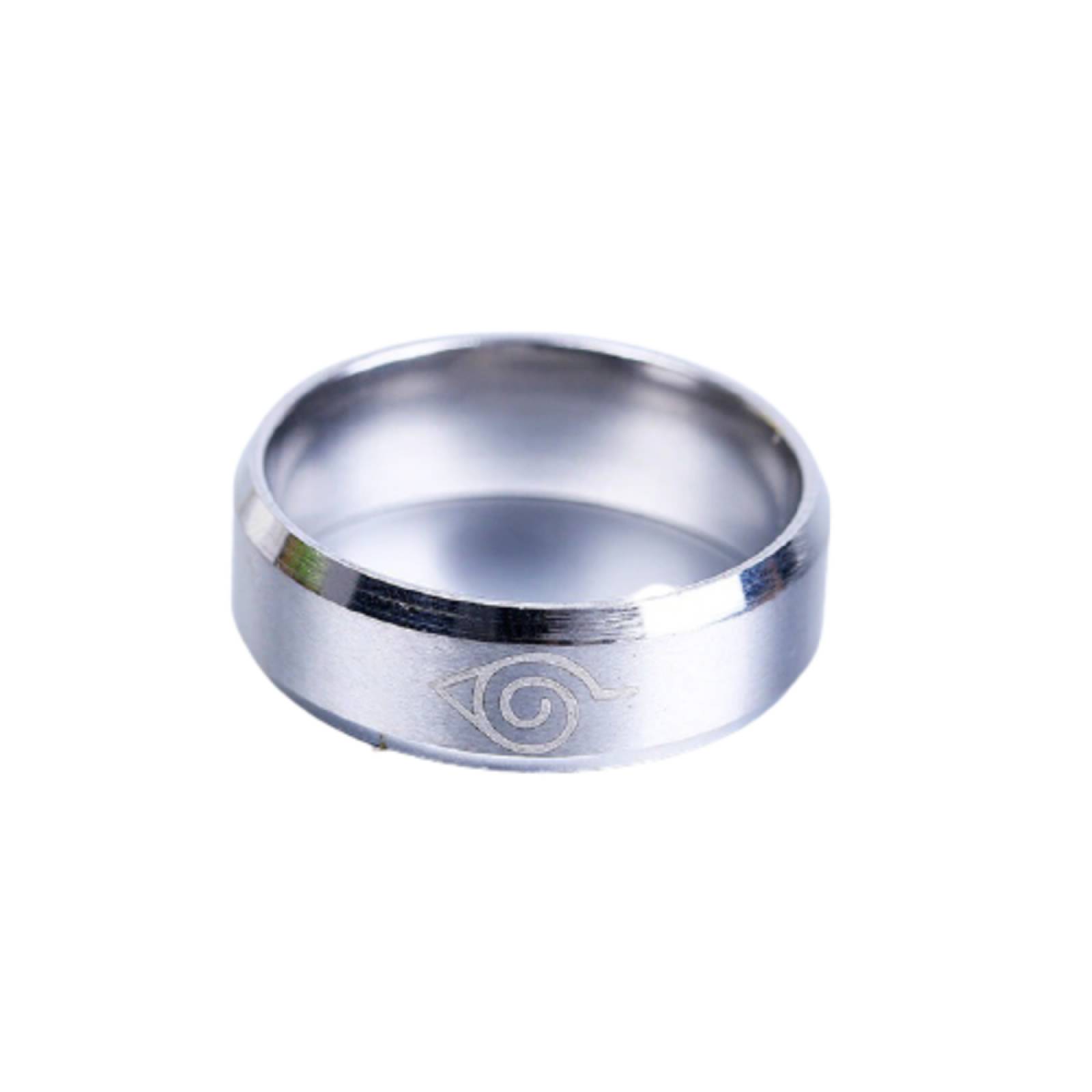 Anillo Naruto Konoha Acero Inoxidable M-007 