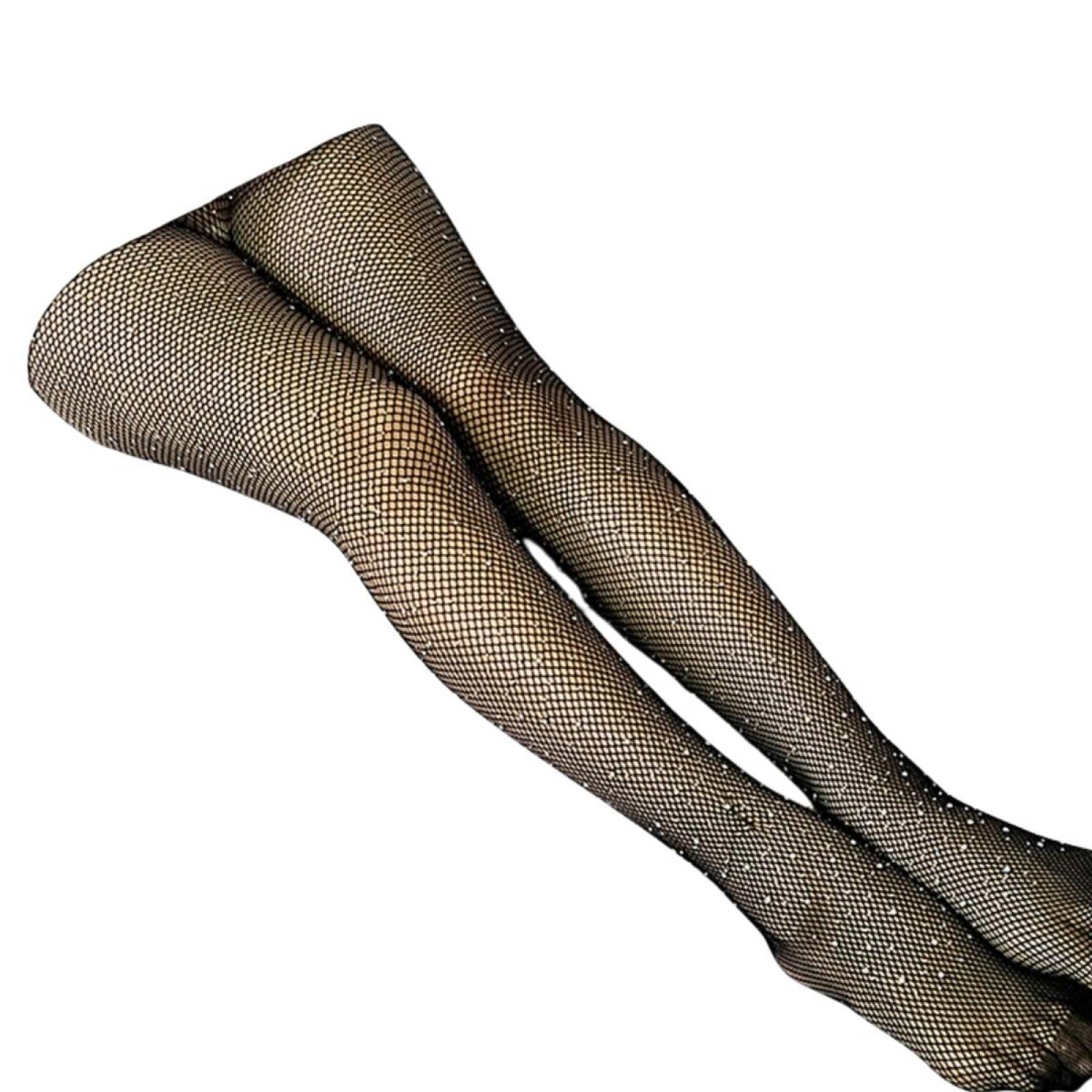 Medias malla diamantes red moda mujer V-205