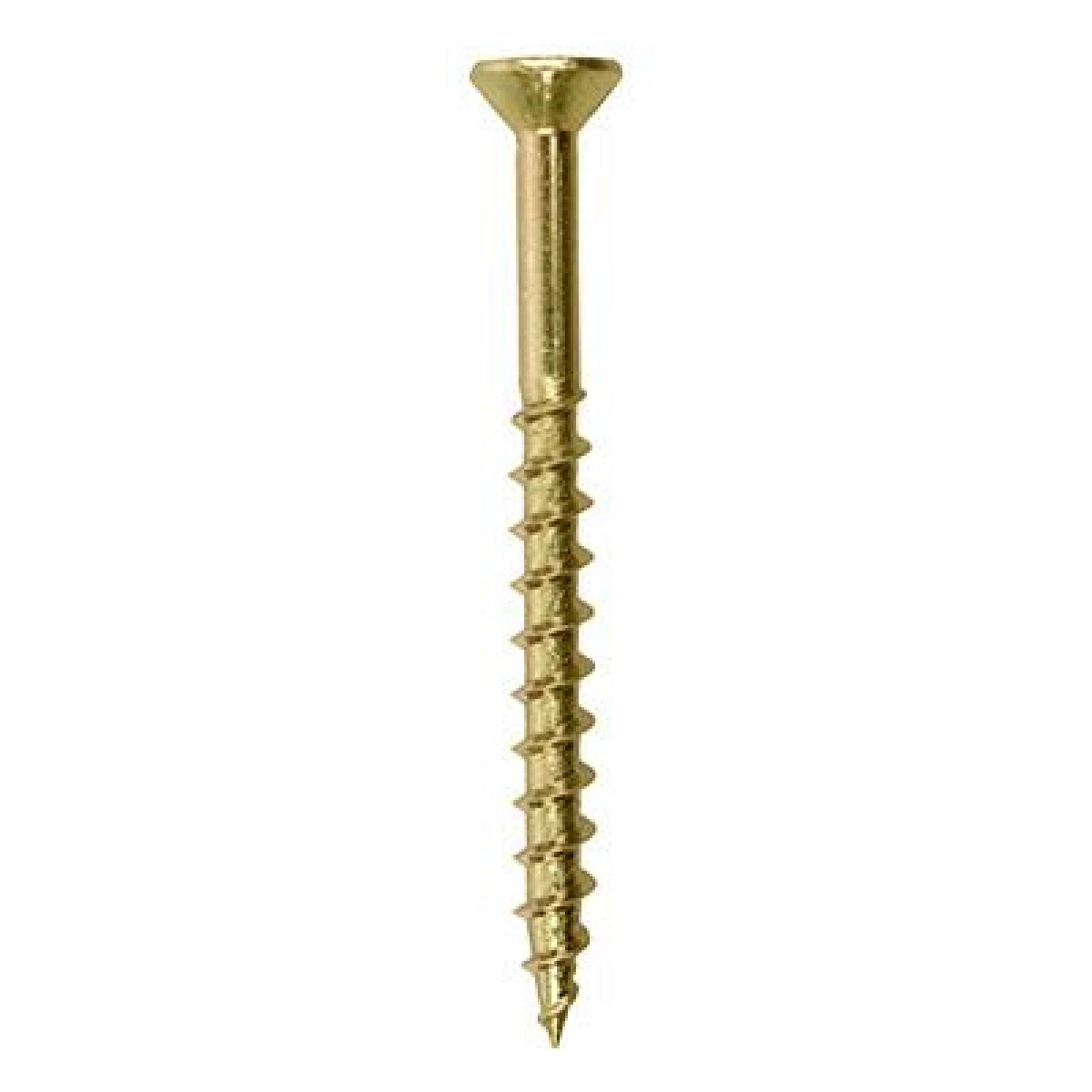 TORNILLOS DE 2 PULGADAS AMARILLO 150 PIEZAS 