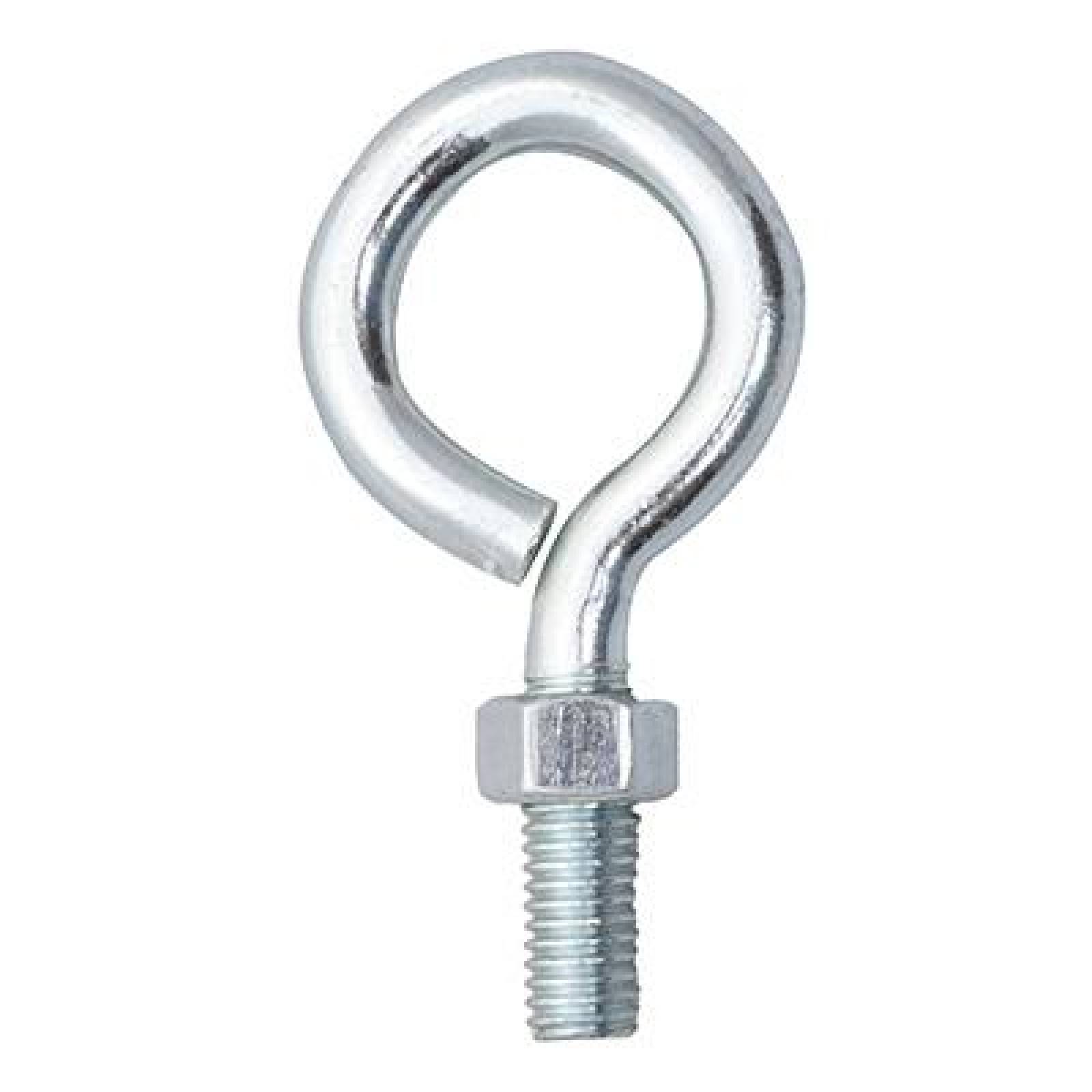 ARMELLA CON TUERCA DE 1/2 X 4 PULGADAS PLATA