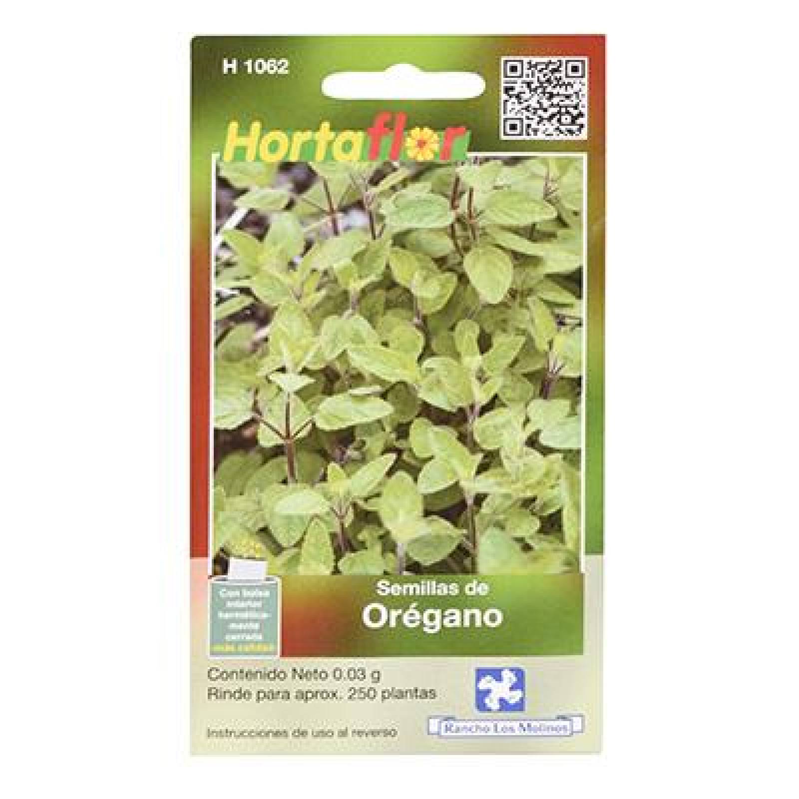 SEMILLAS DE ORÉGANO 0.03 GR VERDE HORTAFLOR 