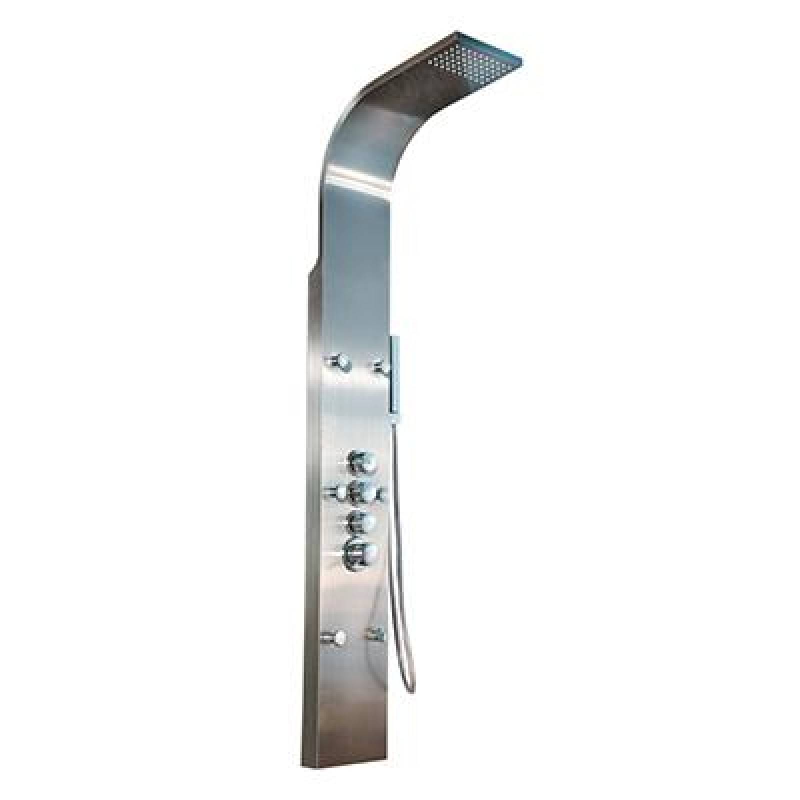 TORRE DE REGADERA NIZA 22x54x165 EN ACERO INOXIDABLE 