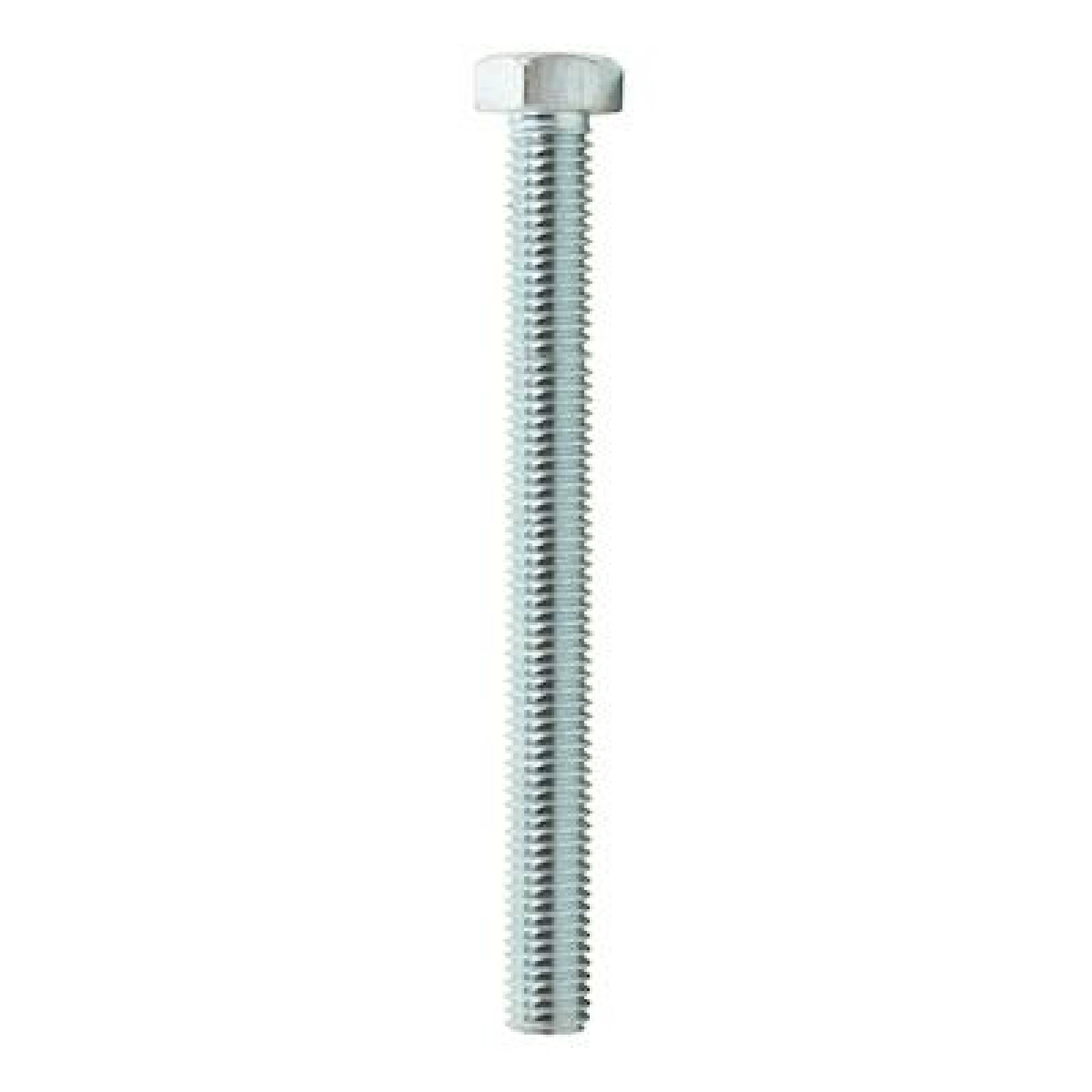 TORNILLO CABEZA HEXAGONAL DE 1/2 X 6 PULGADAS PLATA 25 PIEZAS 
