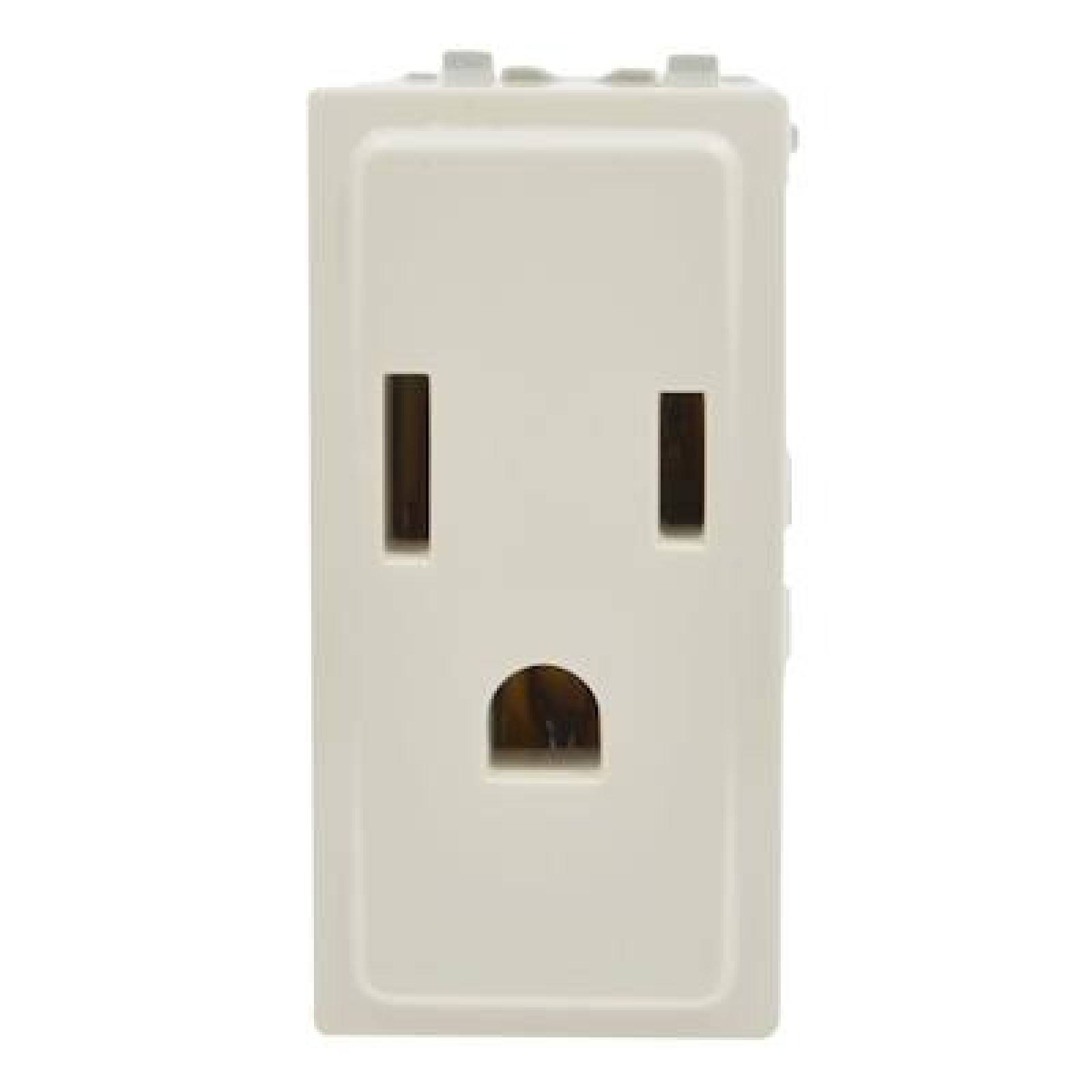 TOMA SENCILLA DE 2 P+T MARFIL ÚNICA SCHNEIDER ELECTRIC 