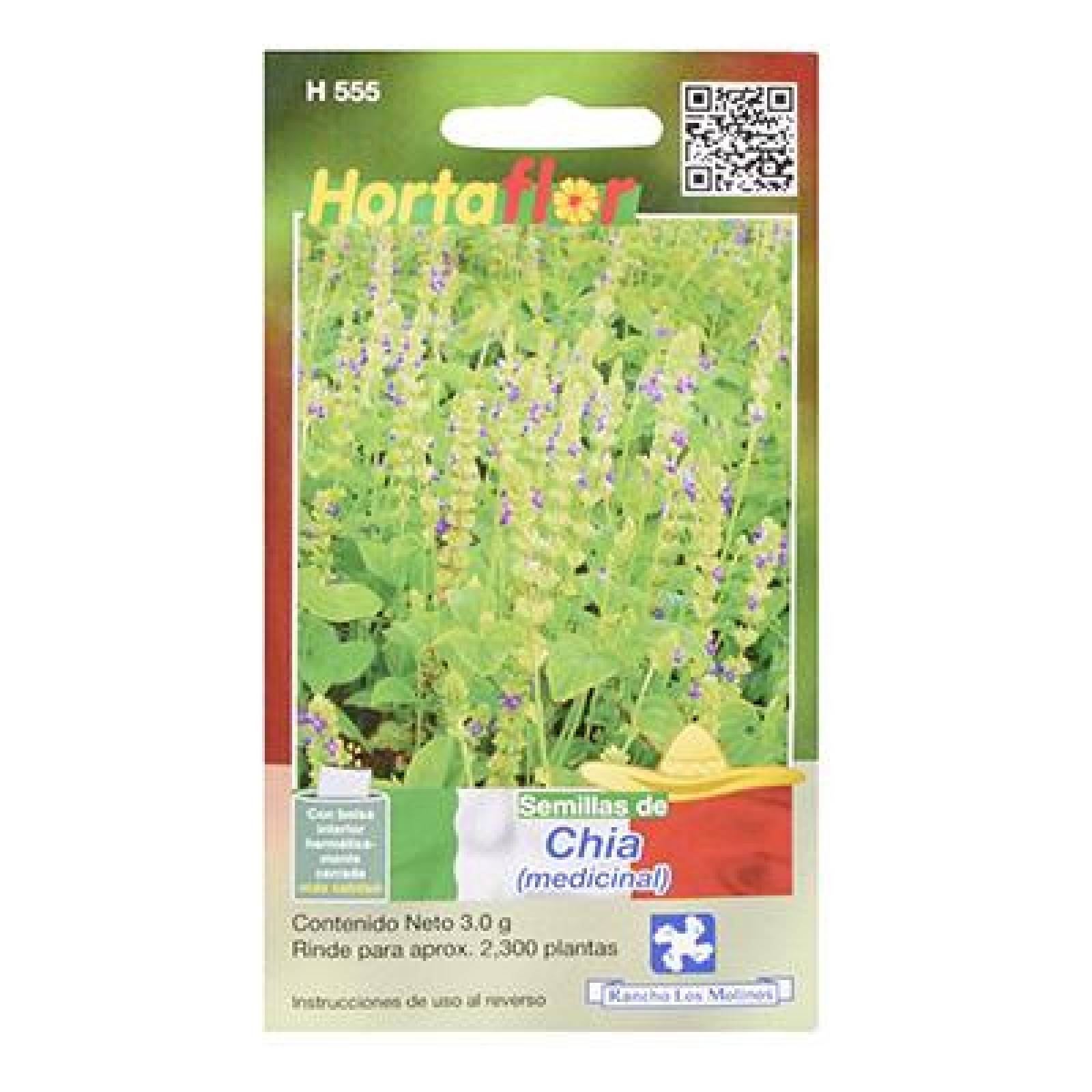 SEMILLAS DE CHÍA 3 GR MORADO HORTAFLOR 