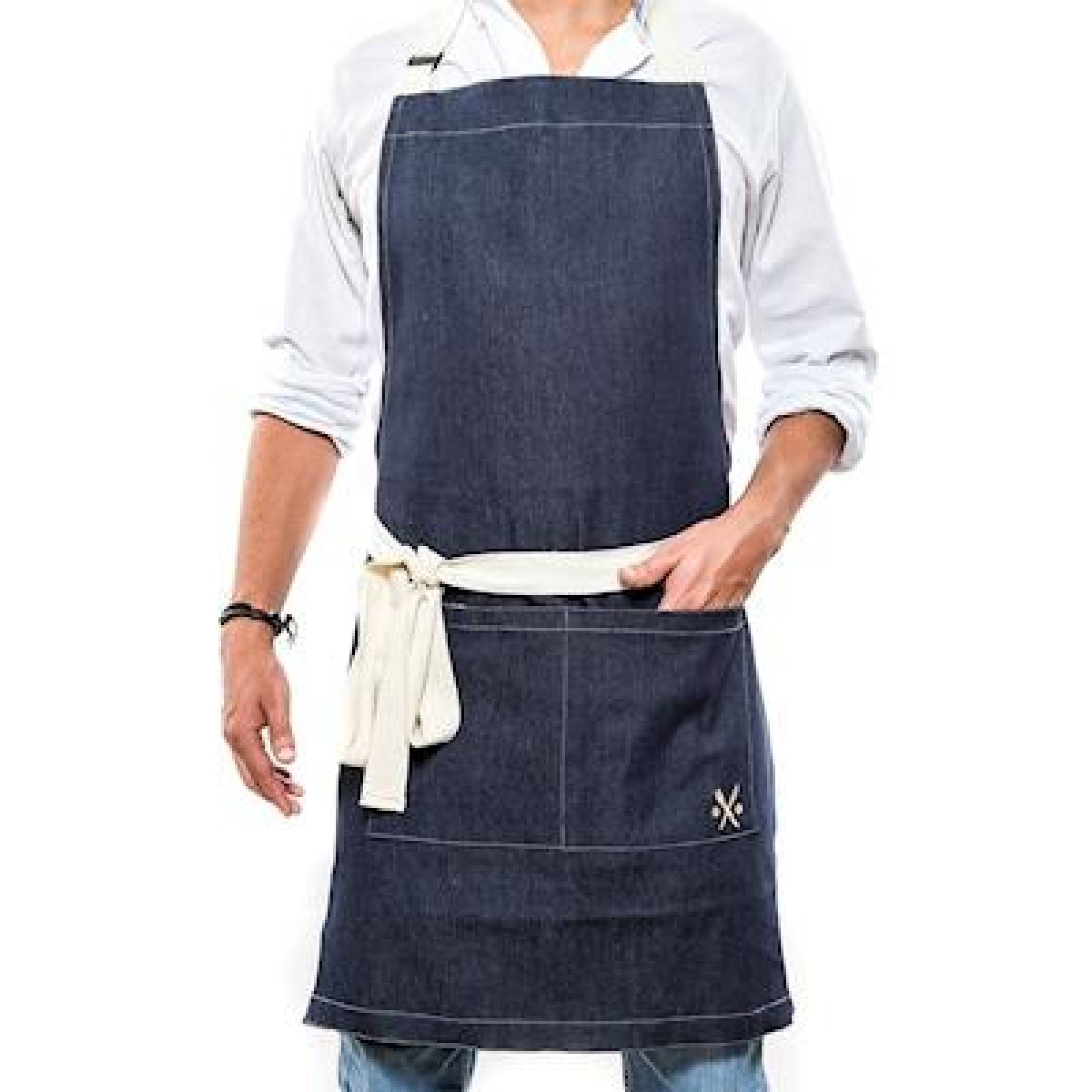 MANDIL BÁSICO DE 86 X 56 CM AZUL I-COVER 