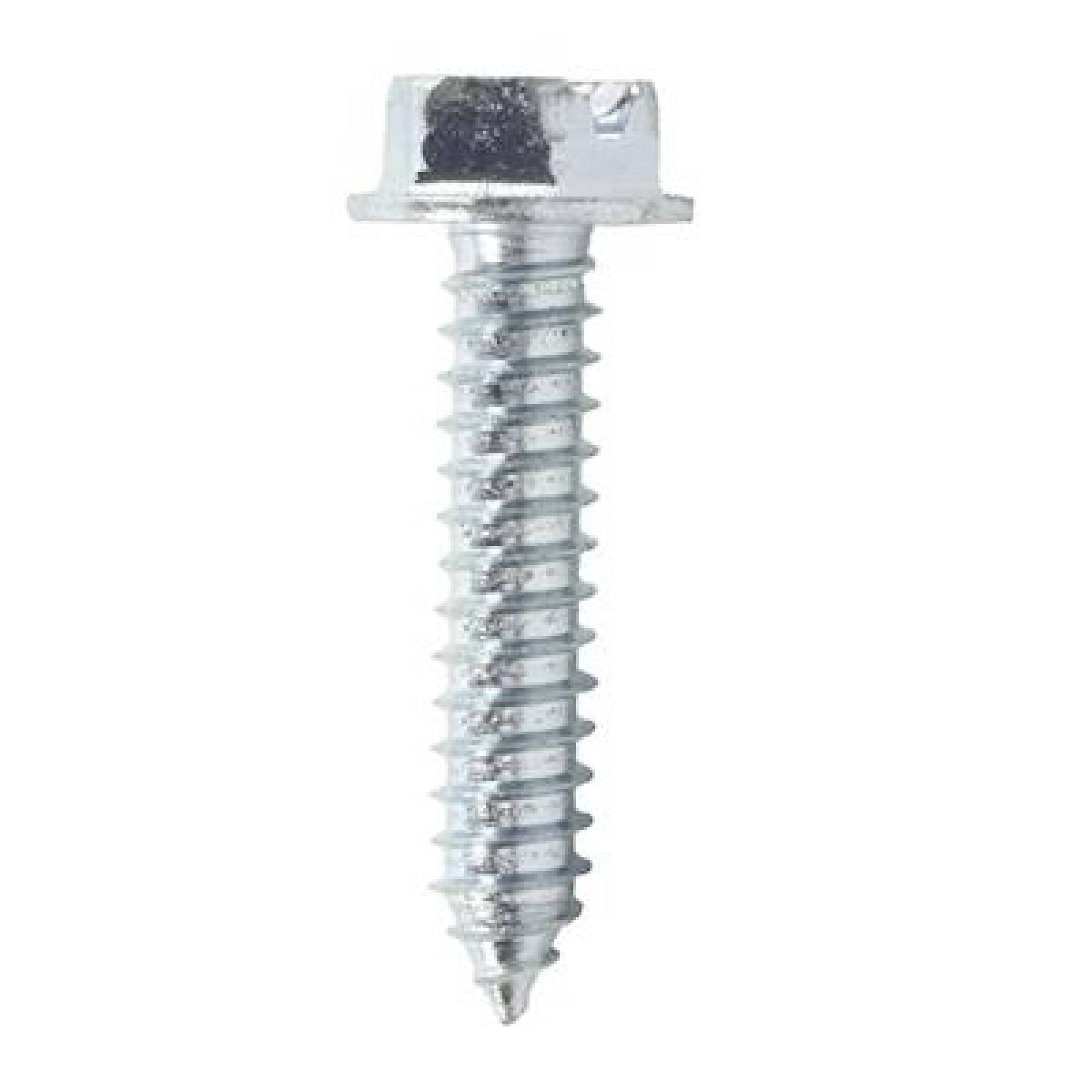 Tornillo Hexagonal Ranurado Con Rondana De 1 Plata 50pzs 