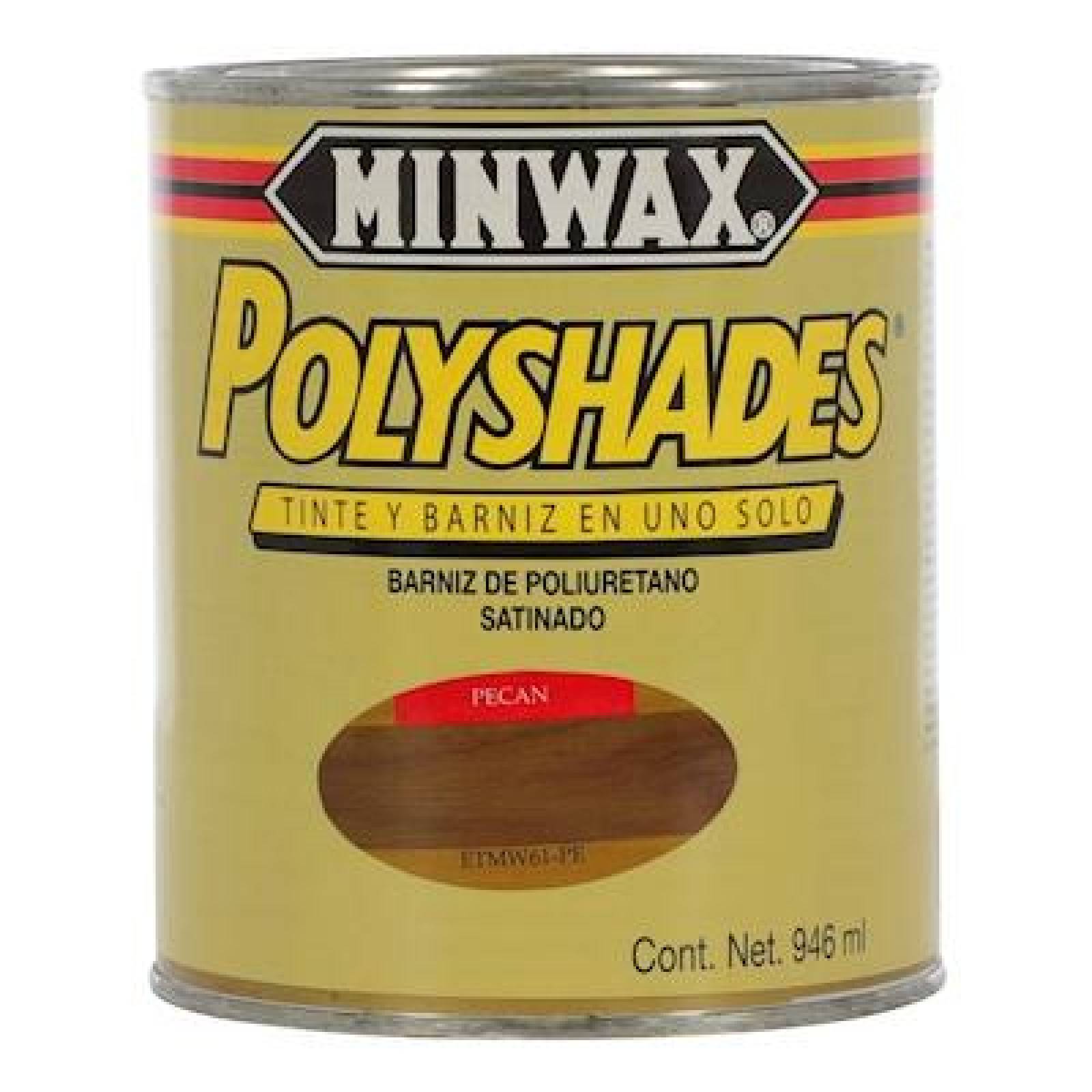 TINTE Y BARNIZ PARA MADERA DE 946 ML CAFÉ PECAN SATINADO