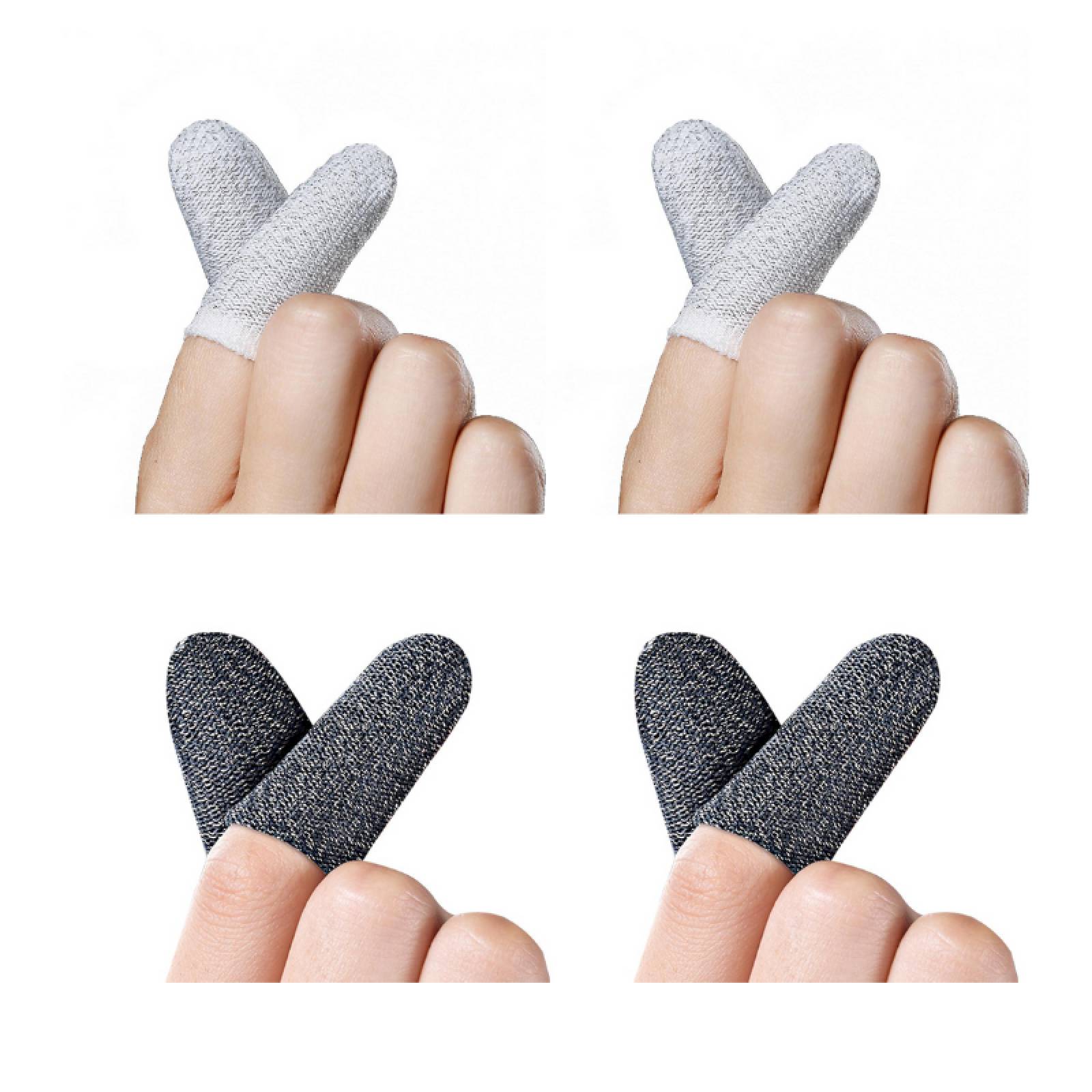 4 Pares De Guantes De Dedo Antideslizantes Para Gamer 