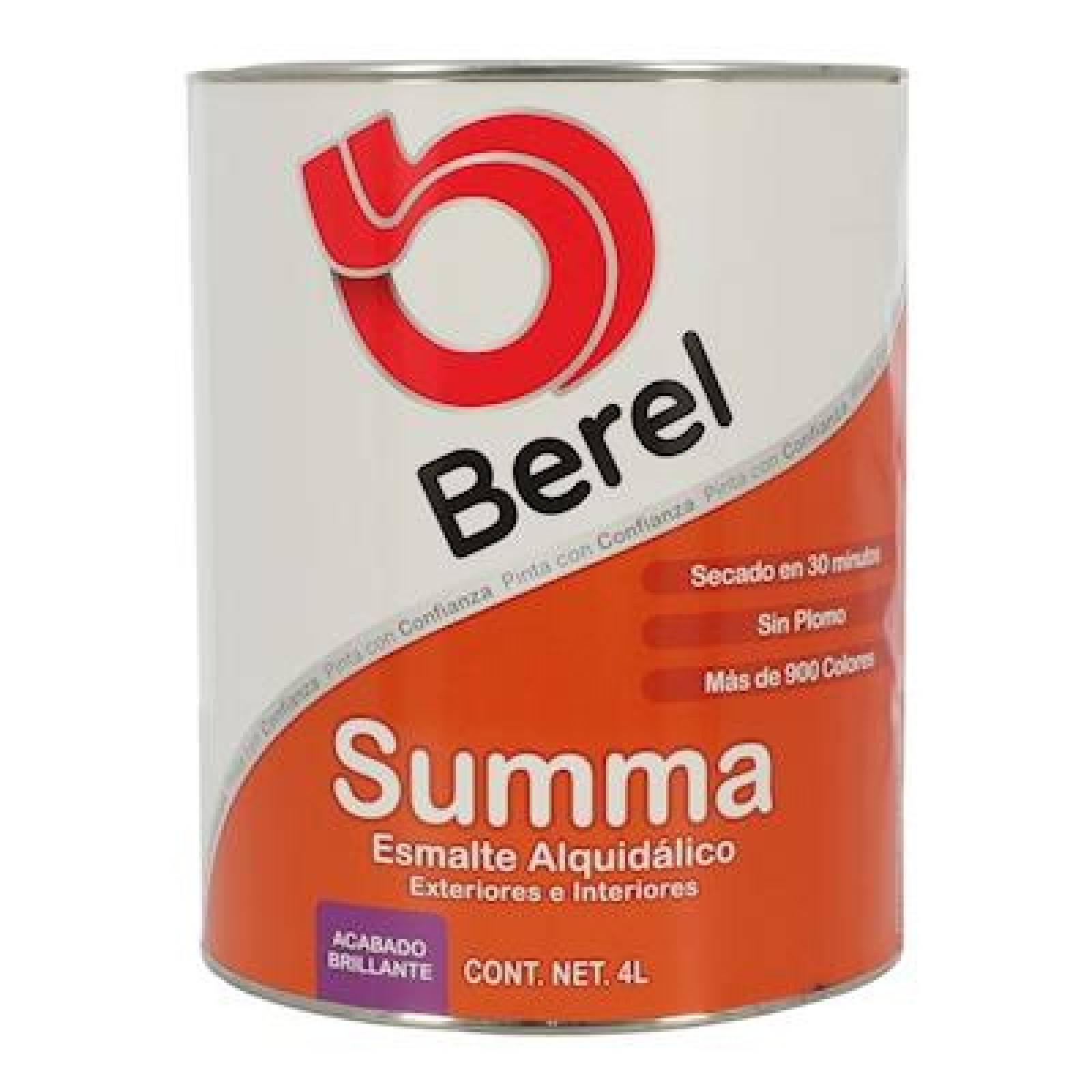 ESMALTE ALQUIDÁLICO SUMMA BEREL DE 4 L BASE NEUTRA 