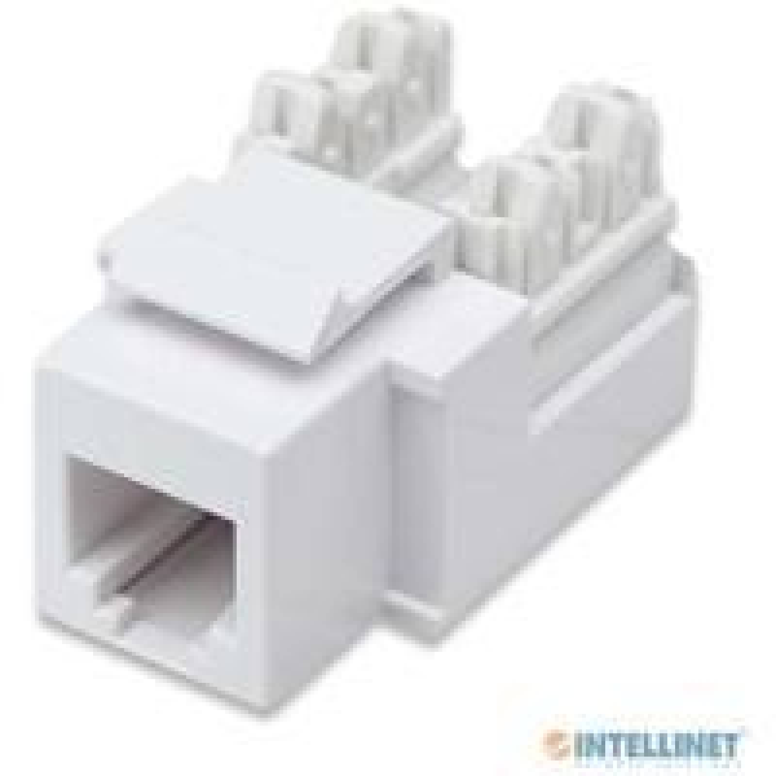 JACK INTELLINET RJ11/RJ12 PARA TELEFONIA DE IMPACTO BLANCO 