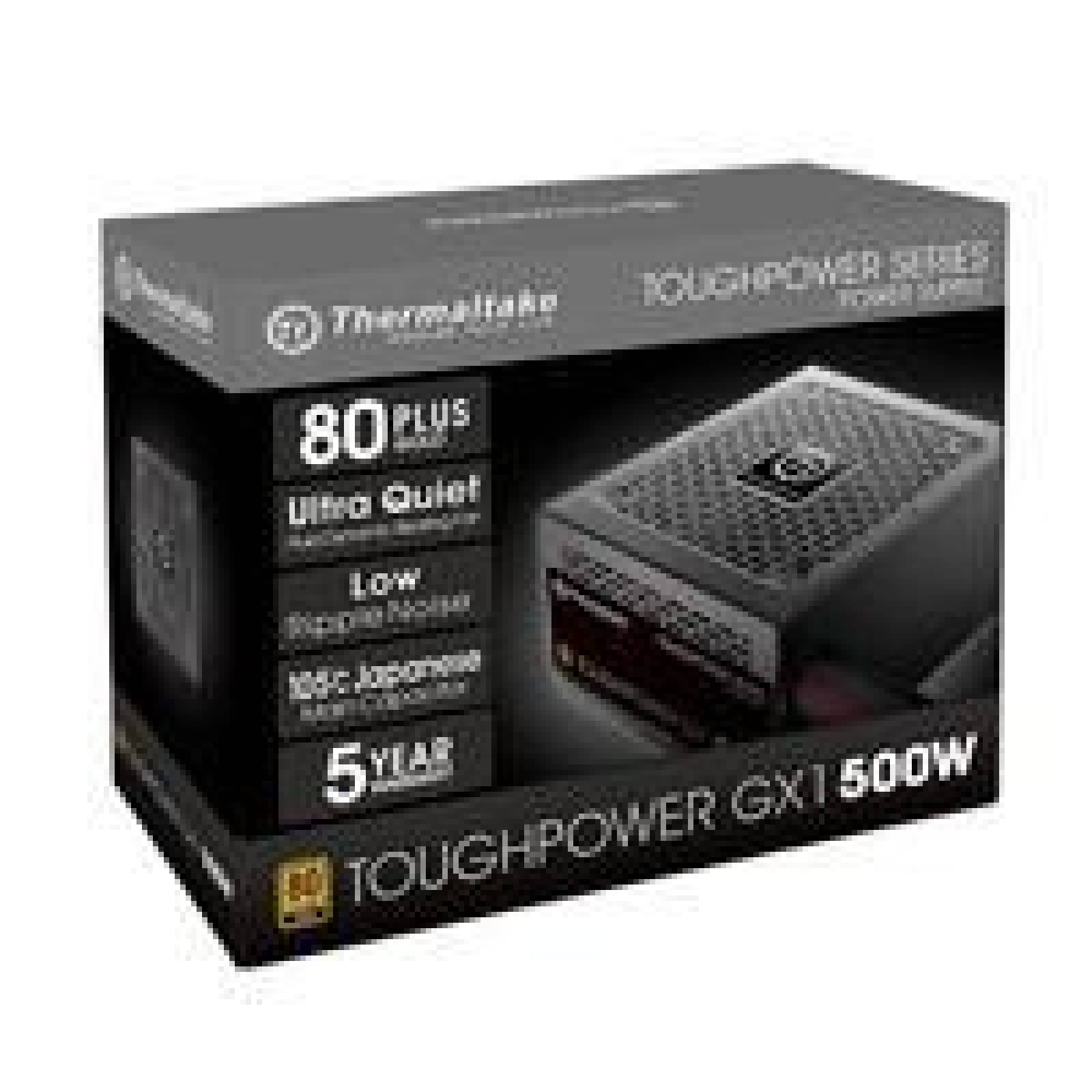 FUENTE DE PODER THERMALTAKE TOUGHPOWER GX1 500 ATX 500W 80 PLUS GOLD PC 