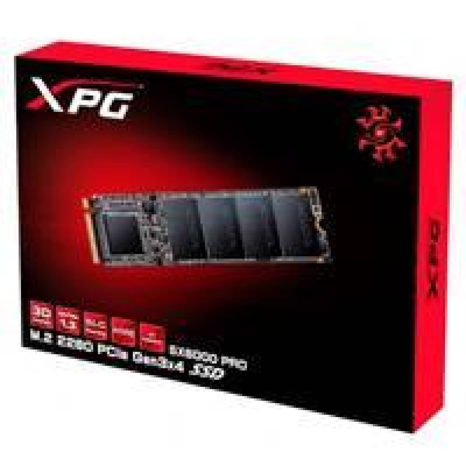 UNIDAD DE ESTADO SOLIDO SSD ADATA XPG SX6000 PRO NVME M.2 2280 1TB PCIE GEN 3X4 3DNAND LECT.2100MB/S