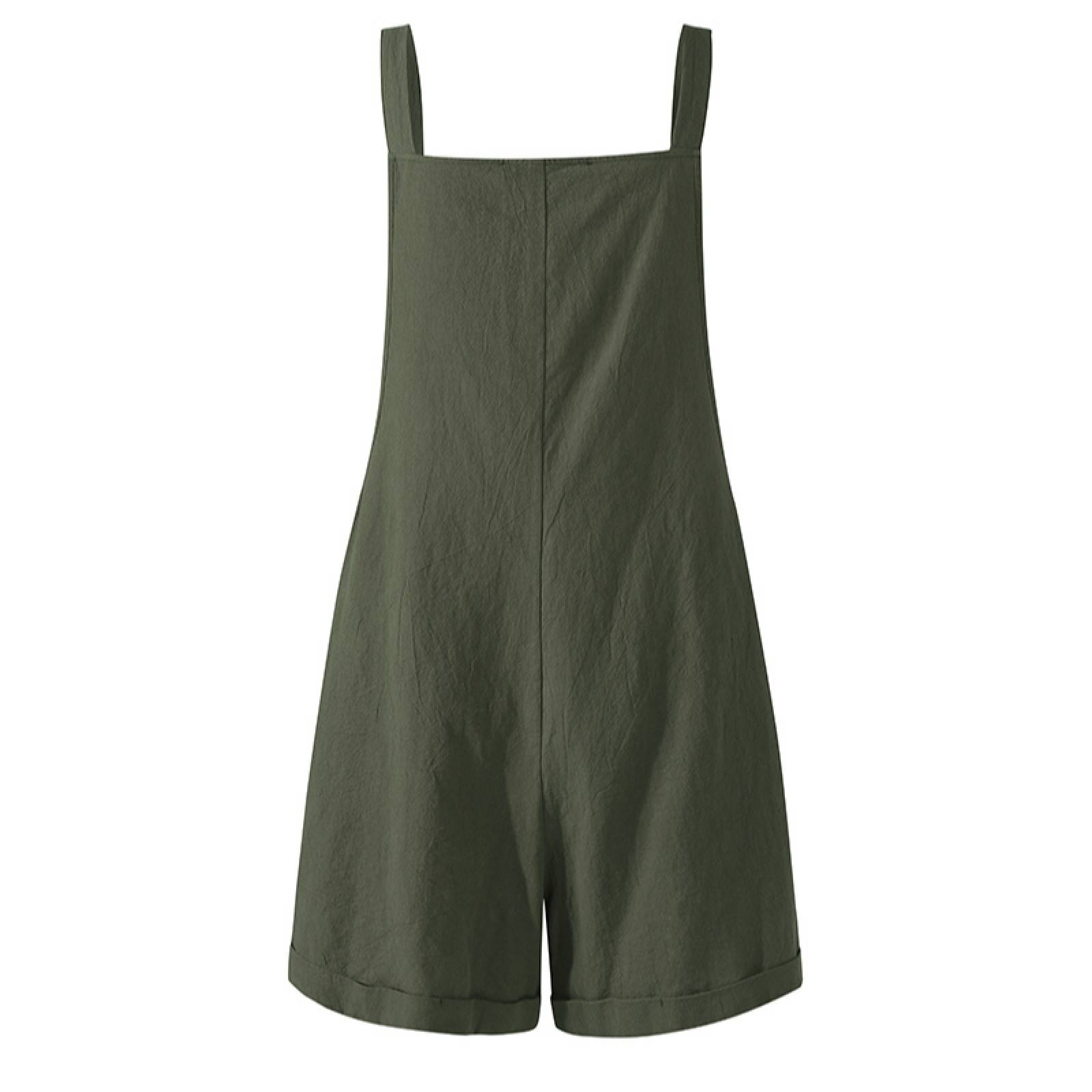 Jumpsuit Short Mono Con Botones Para Mujer M-198 