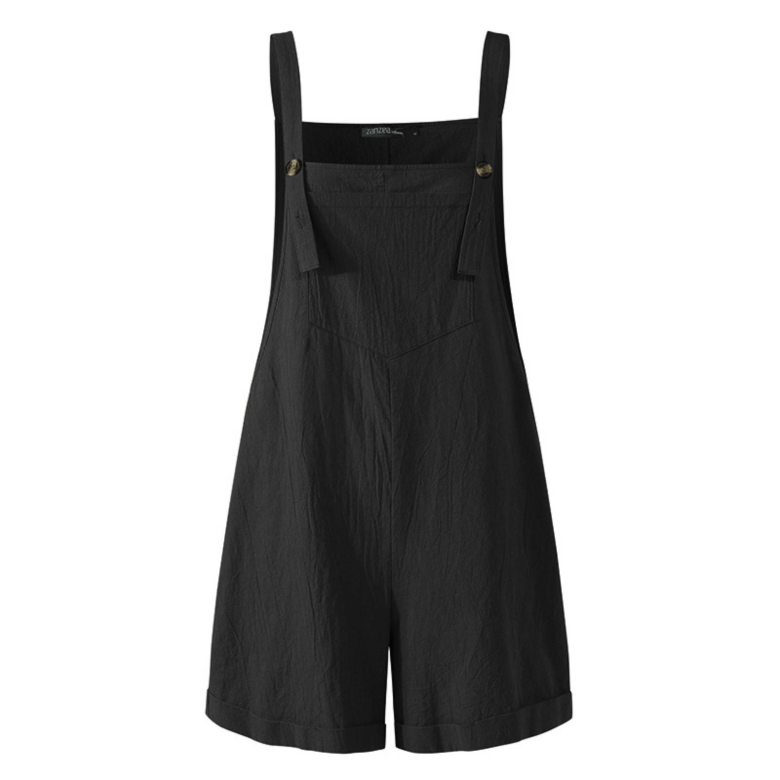 Jumpsuit Short Mono Con Botones Para Mujer M-198 