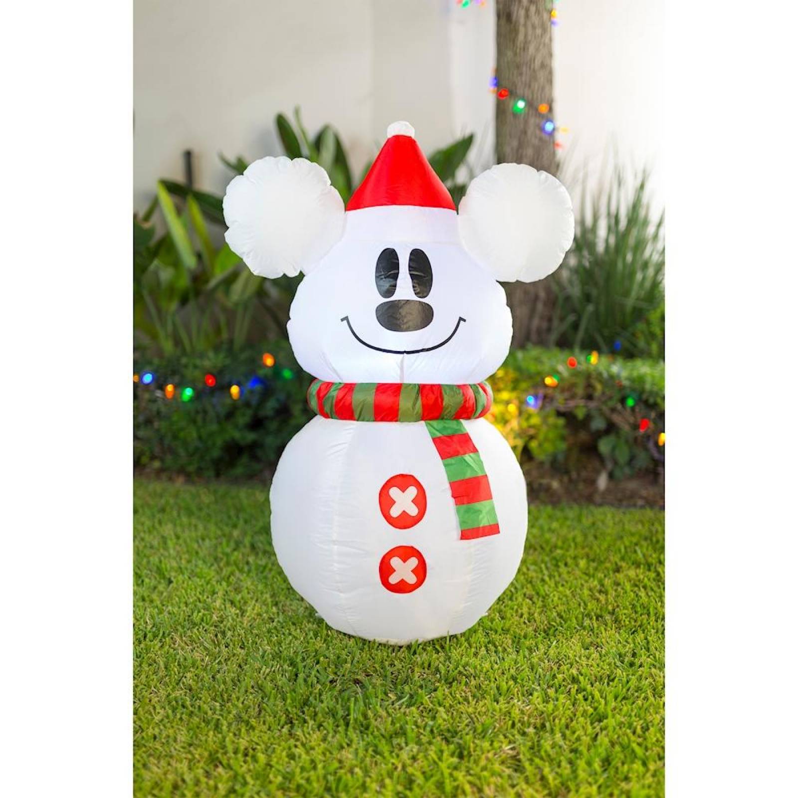 INFLABLE NAVIDEÑO ILUMINADO 1.07 M MICKEY MOUSE 