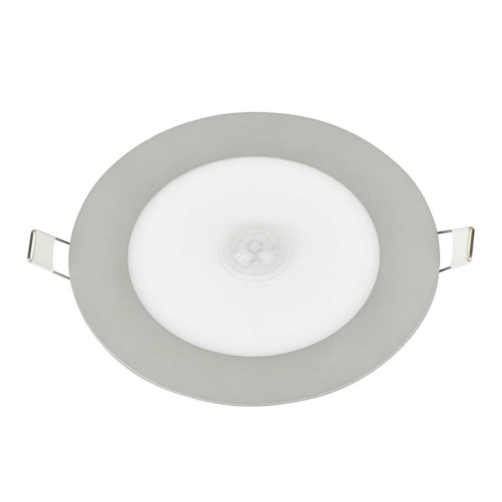 LUMINARIO DE EMPOTRAR FLAT PIR DE TECHO LED 5 PULGADAS GRIS 