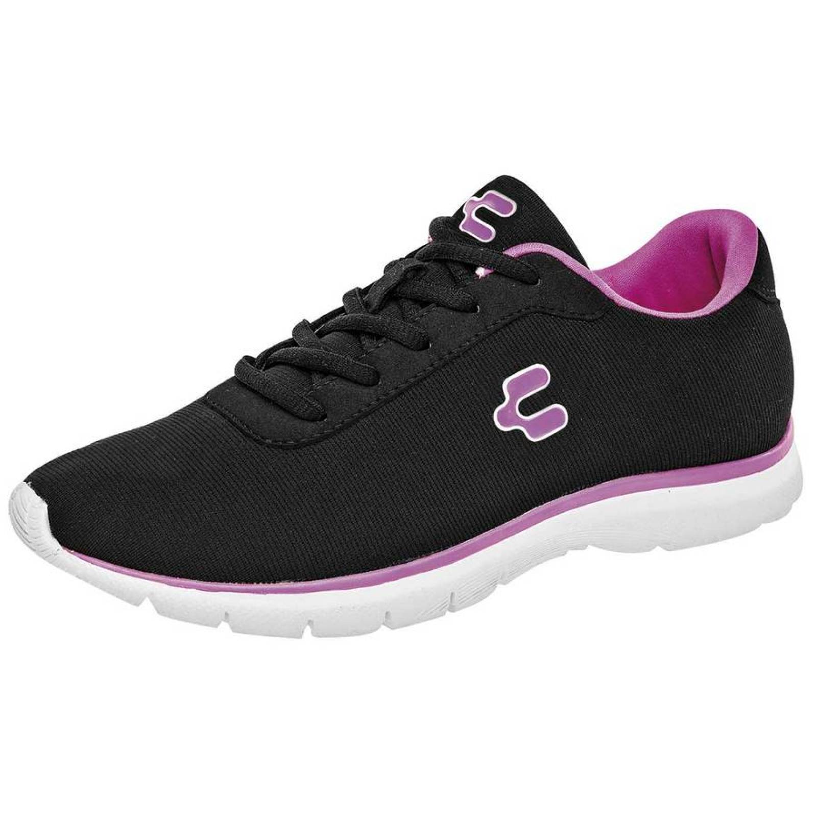 TENIS URBANO Charly 1044367 MUJER talla 22 al 26 Color NEGRO E1