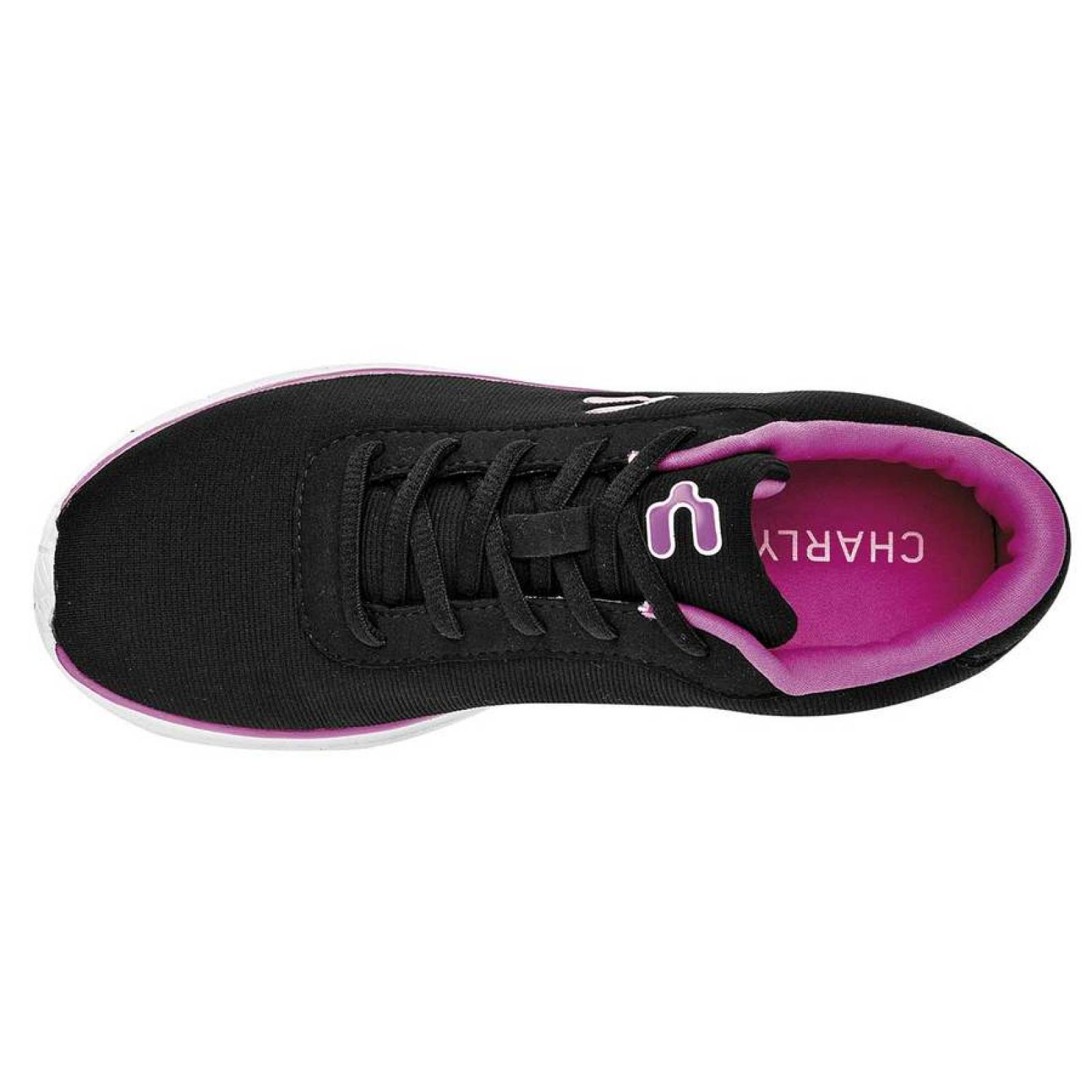 TENIS URBANO Charly 1044367 MUJER talla 22 al 26 Color NEGRO E1