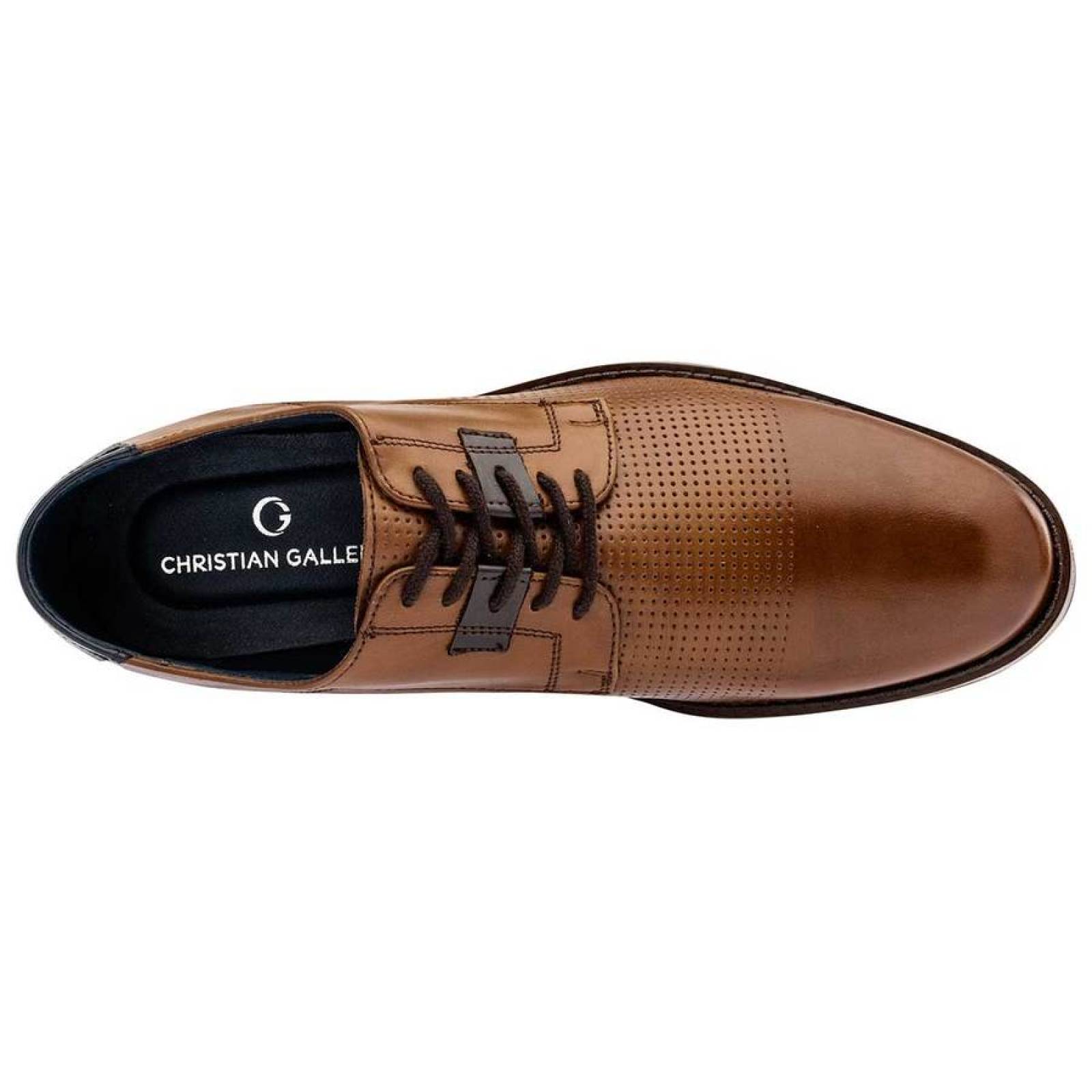 ZAPATO VESTIR Christian Gallery 16542PS Color CAMEL HOMBRE TX1
