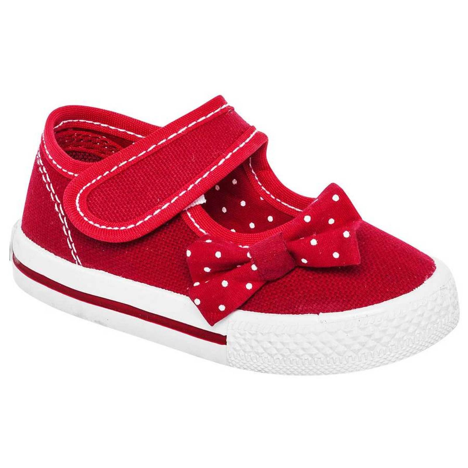 TENIS URBANO Esmeralda 1047 Color ROJO NIÑA TX1