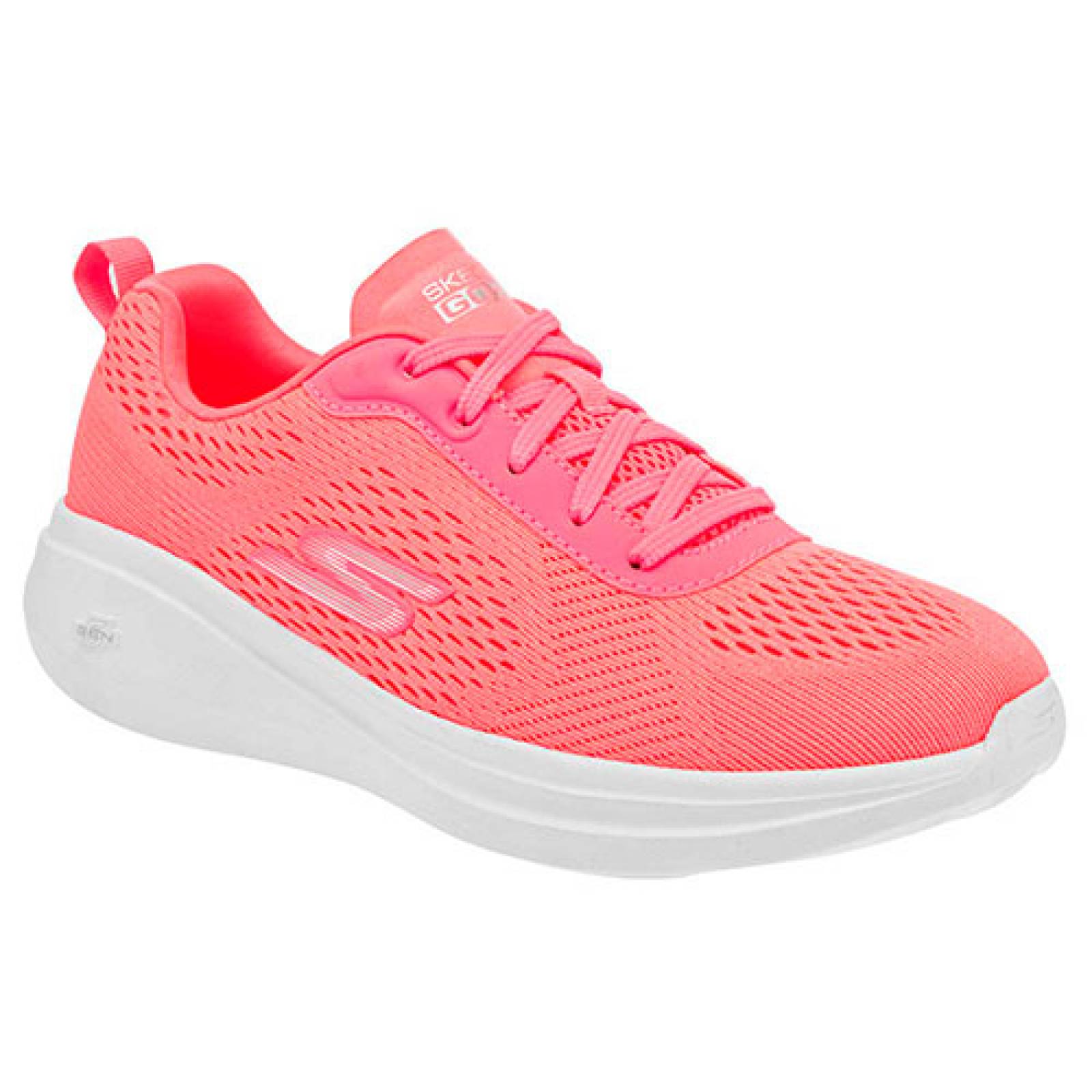 tenis color coral mujer