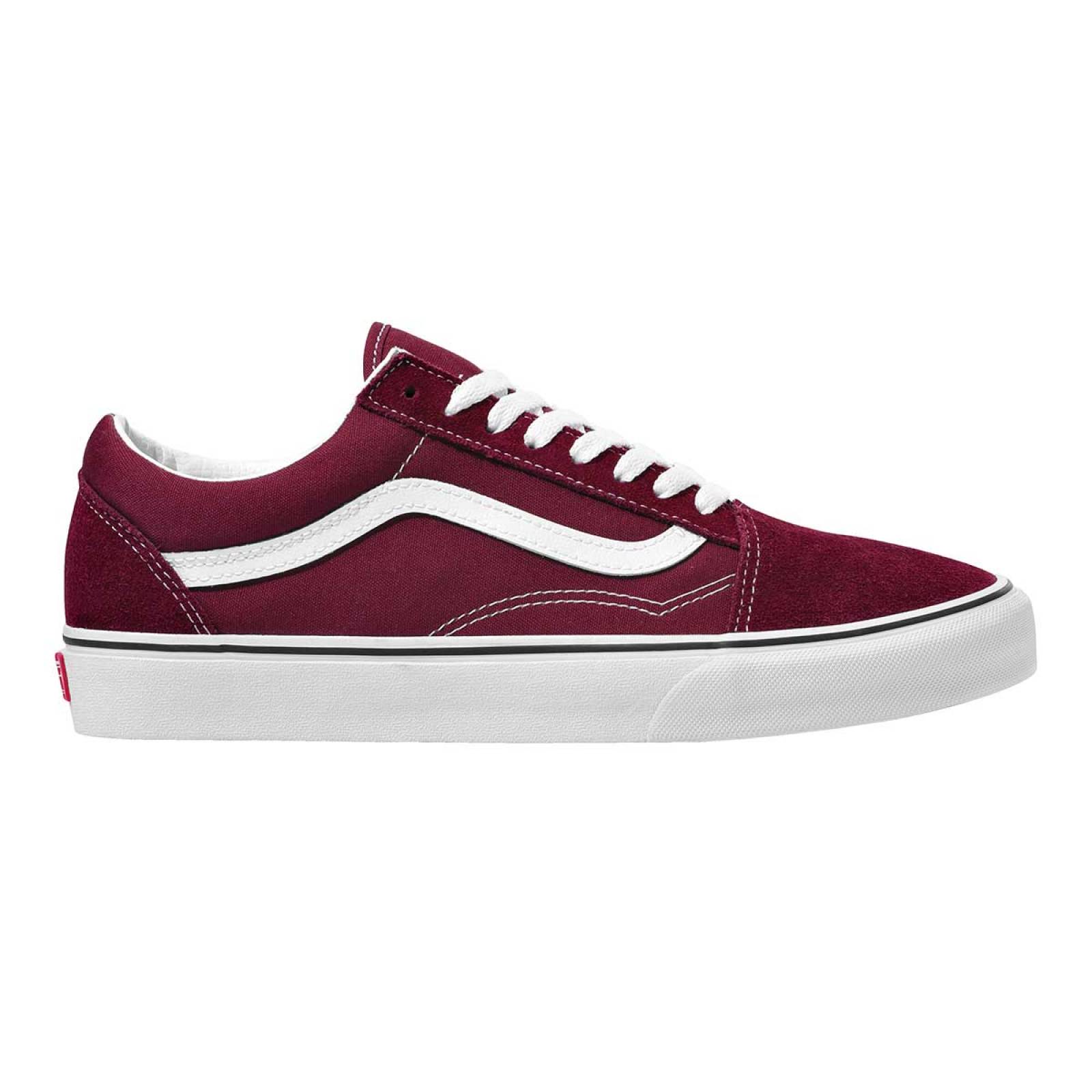 TENIS URBANO Vans VN-0A38G15U7 Color VINO PARA MUJER TX1