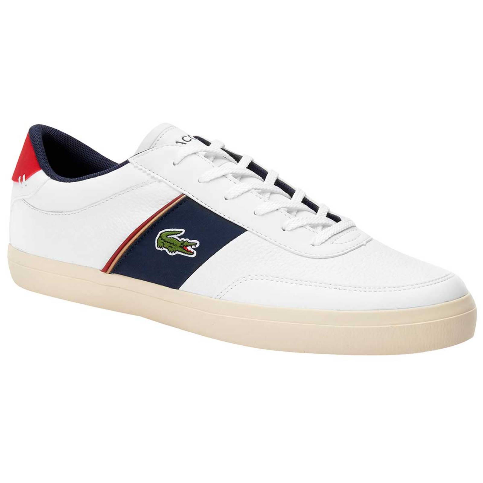 lacoste tenis blancos