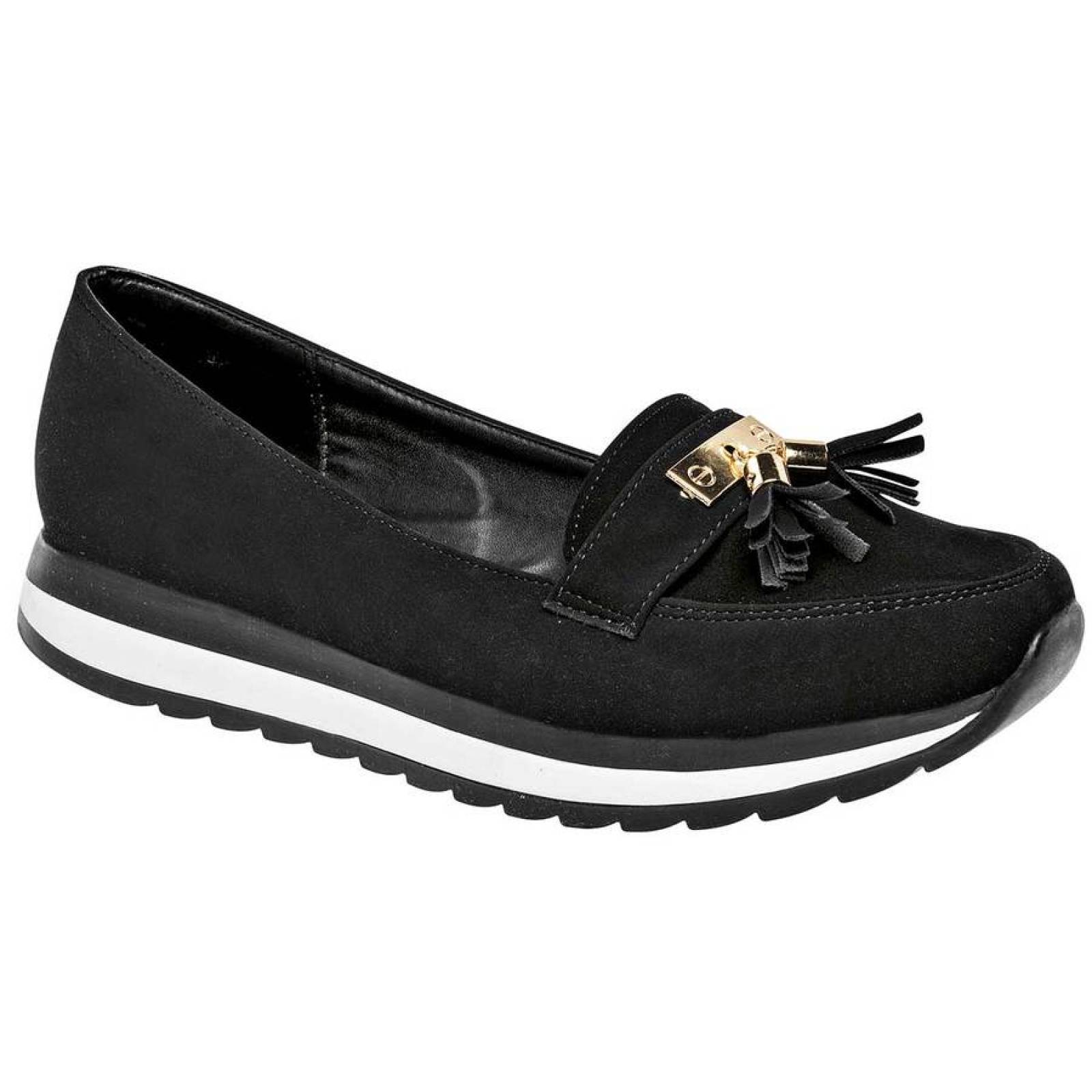 ZAPATO CASUAL Clasben 140024 Color NEGRO PARA MUJER TX1