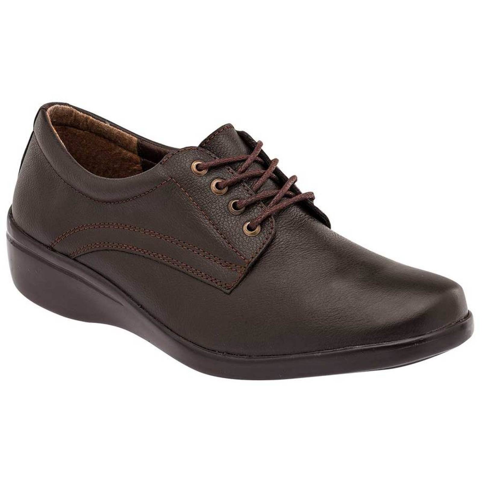 ZAPATO CASUAL Principessa 650 Color CAFÉ PARA MUJER TX1