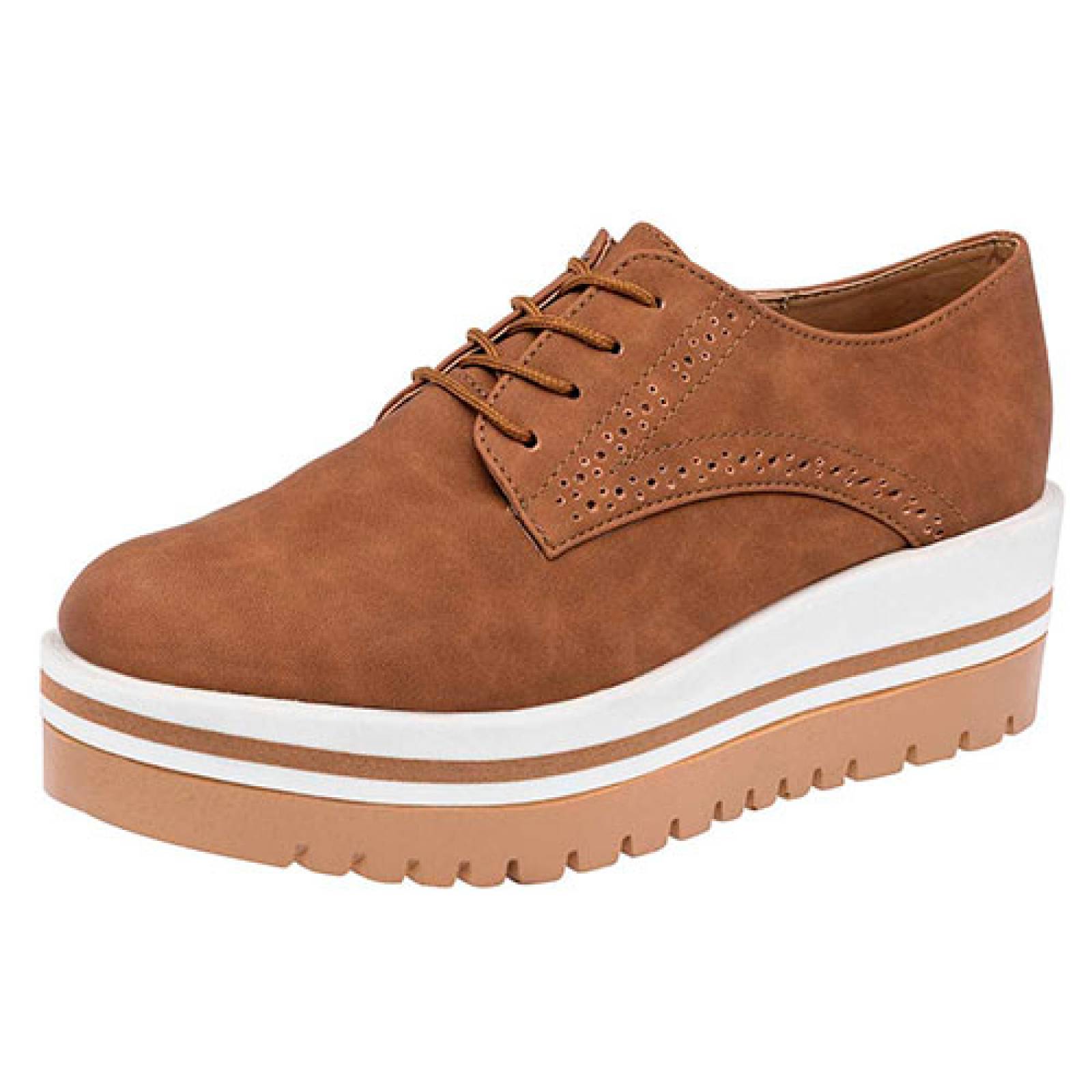 ZAPATO CASUAL Mutante J7943 Color CAMEL PARA MUJER TX1